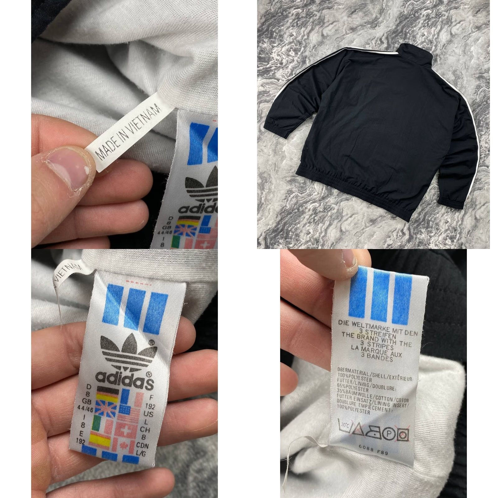 Adidas VINTAGE adidas Nylon Tracksuit Firebird Men Size 2XL Black Size US 39 - 8 Thumbnail