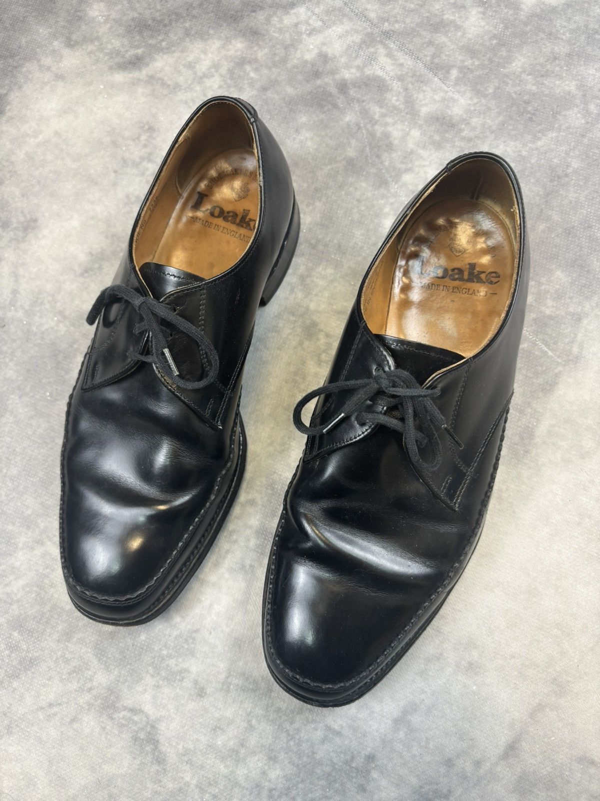 Designer × Loake Vintage Loake 773B England Casual Leather Boots derby 90s Size US 8.5 / EU 41-42 - 2 Thumbnail