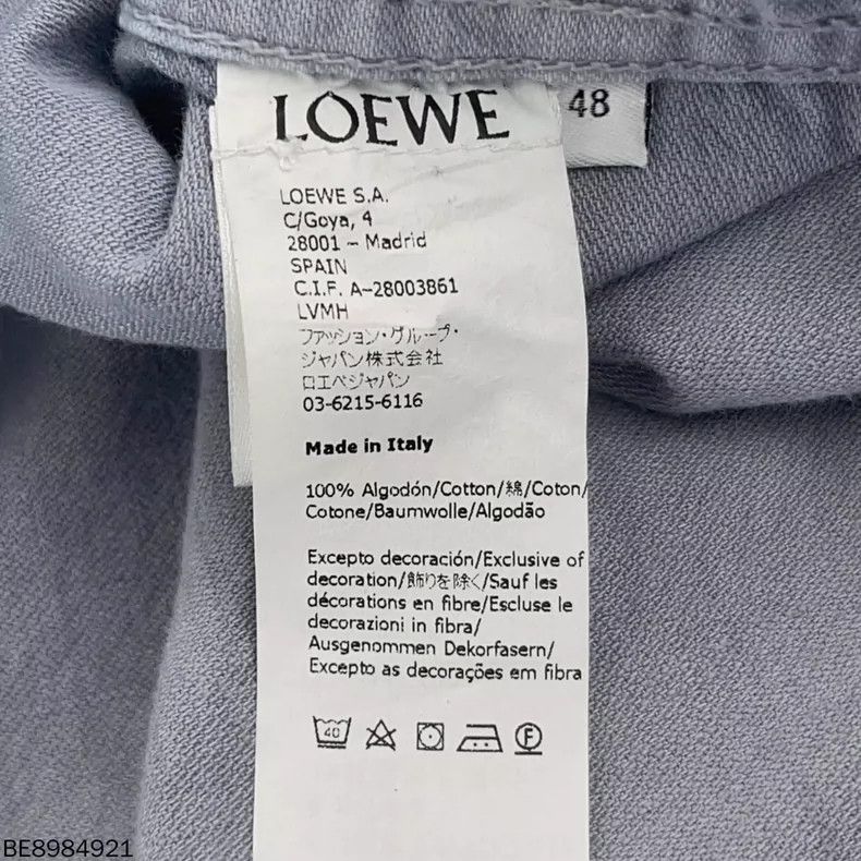 Loewe LOEWE Colorful denim single row button long sleeve shirt c Size US M / EU 48-50 / 2 - 4 Thumbnail