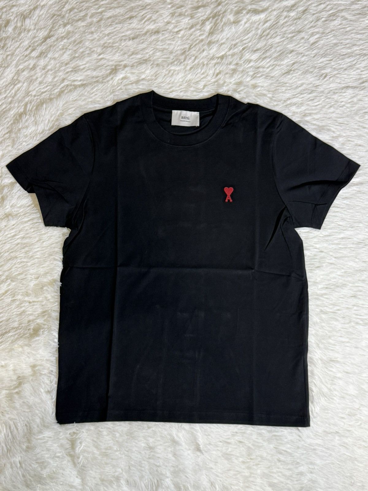 AMI Ami black t shirt Size US M / EU 48-50 / 2 - 2 Thumbnail