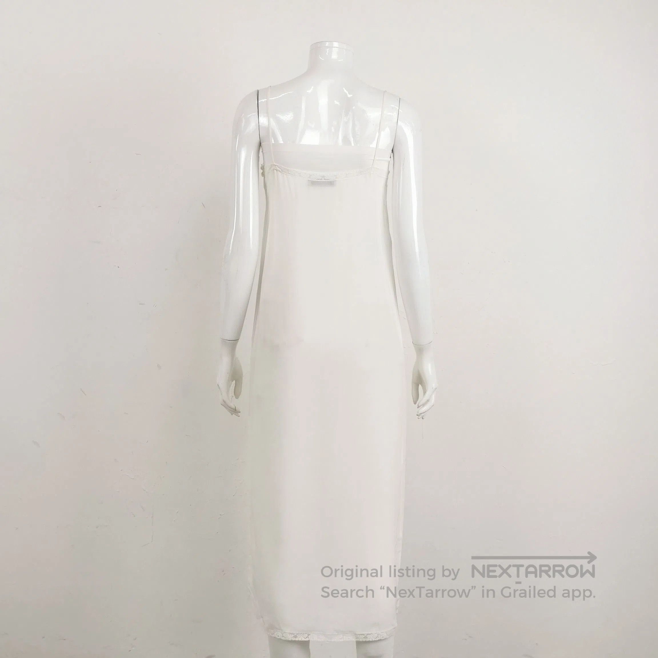 Prada Prada Striped Silk Waist Detail Dress . Size S / US 4 / IT 40 - 3 Thumbnail