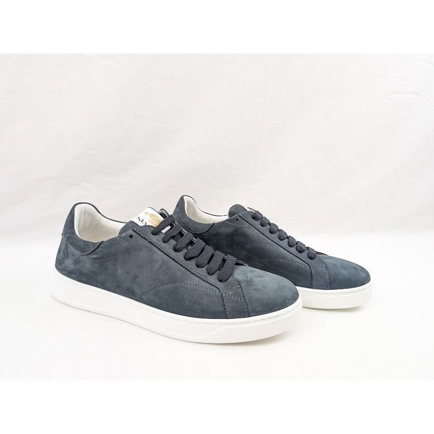 Lanvin o1rshd1 DDB0 Low-Top Sneakers in Navy Blue Size US 13 / EU 46 - 11 Thumbnail