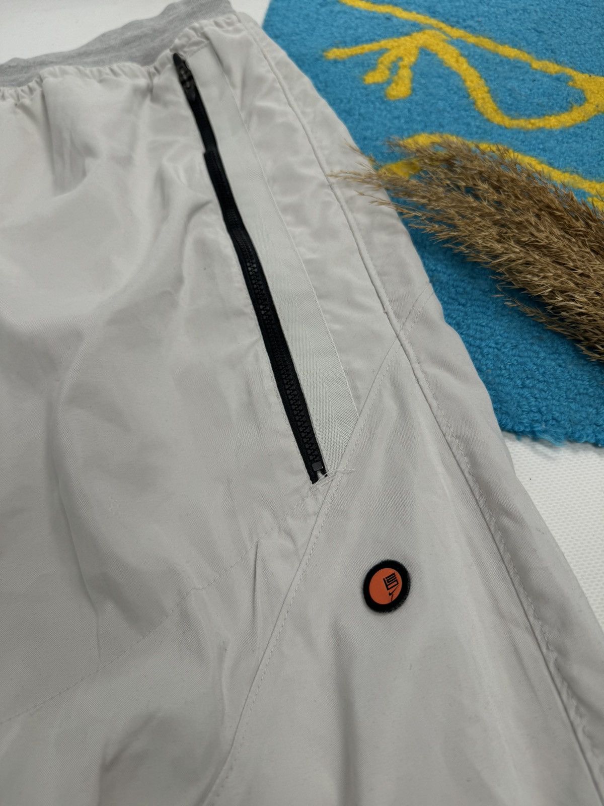 Nike × Vintage Vintage 90’s Nike Double Swoosh Nylon Parachute Track Pant Size US 34 / EU 50 - 7 Thumbnail