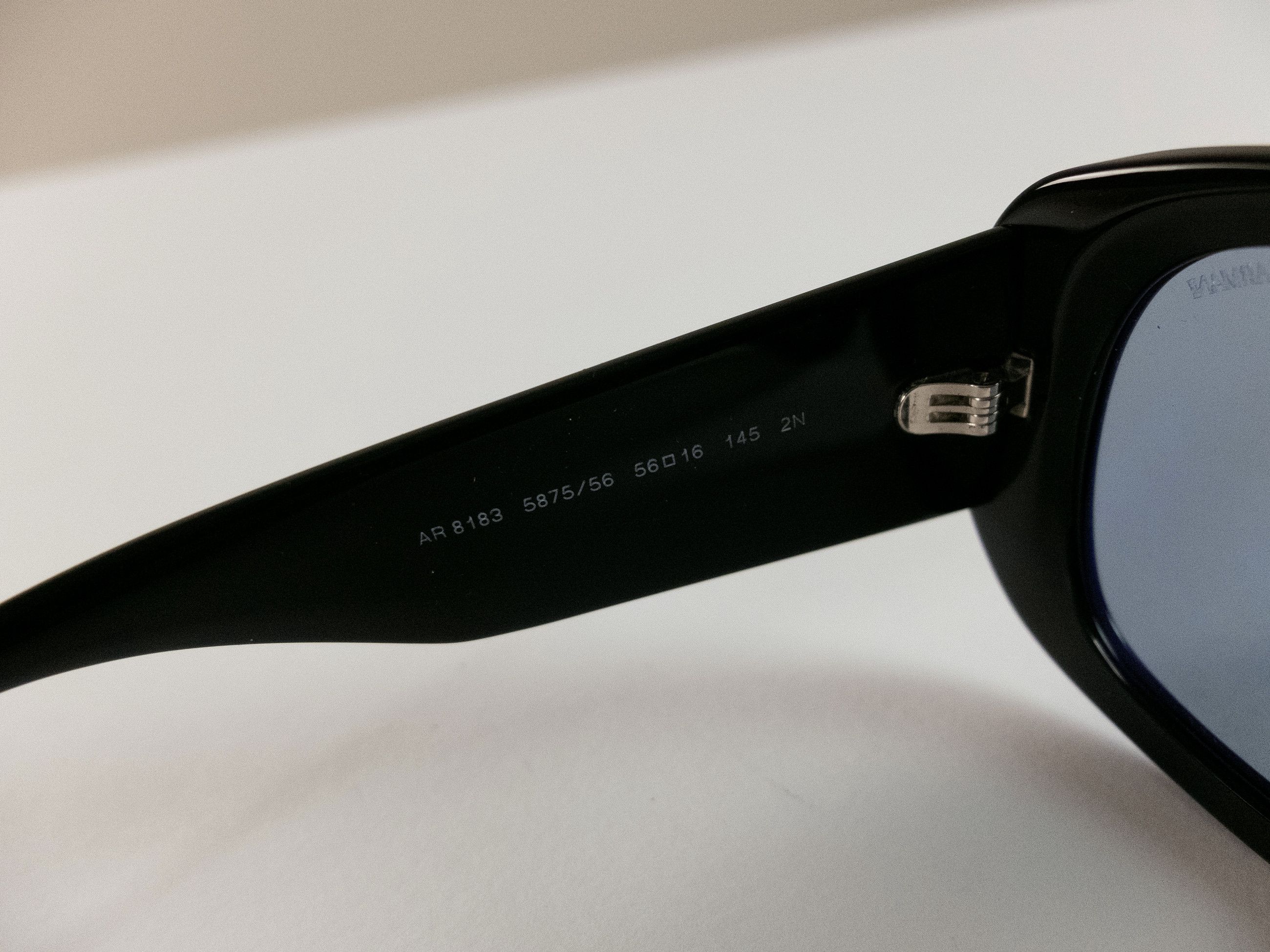 Giorgio Armani GIORGIO ARMANI black pillow shape oversize sunglasses Size ONE SIZE - 5 Thumbnail