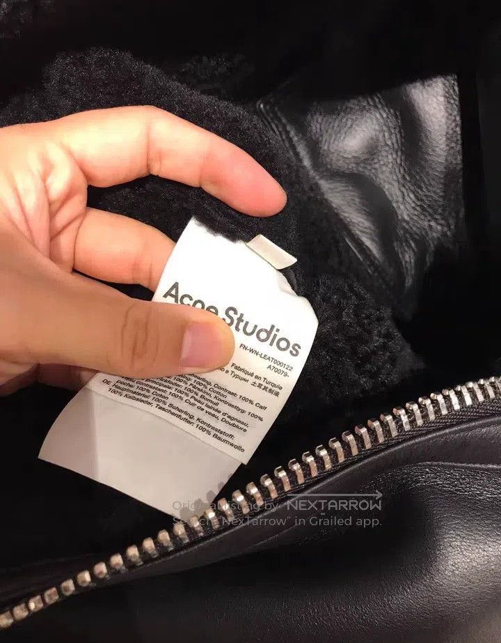 Acne Studios Acne Studios Shearling and Leather Combination Jacket Pilo Size XS / US 0-2 / IT 36-38 - 6 Thumbnail
