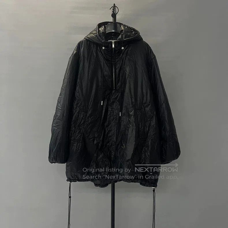 Saint Laurent Paris YSL Black Hooded Cotton Outerwear. Size US L / EU 52-54 / 3 - 1 Thumbnail