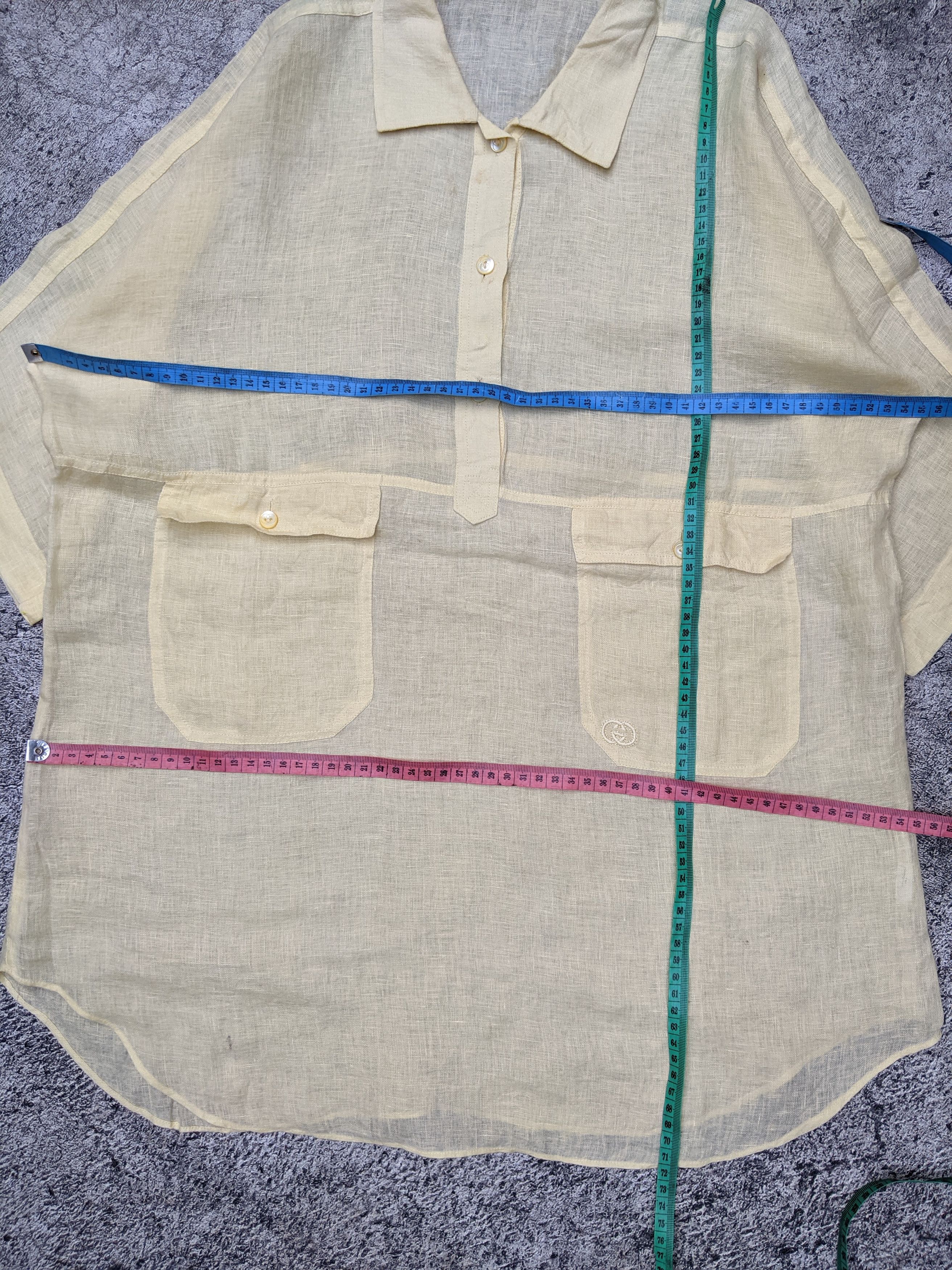 Gucci Vintage Gucci Linen Shirt Size US M / EU 48-50 / 2 - 4 Thumbnail