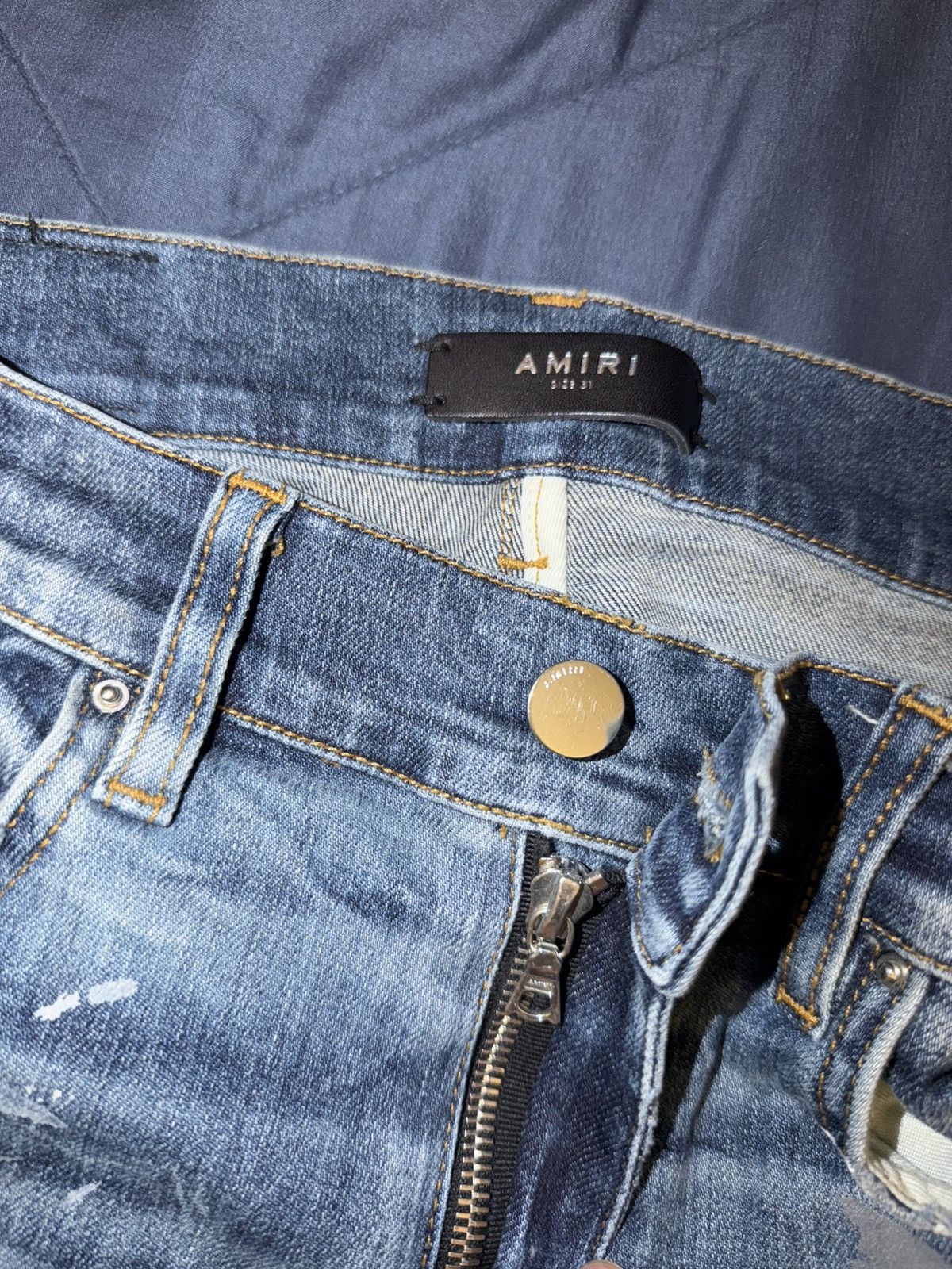 Amiri Amiri Paint Splatter Jeans Size US 31 - 4 Thumbnail