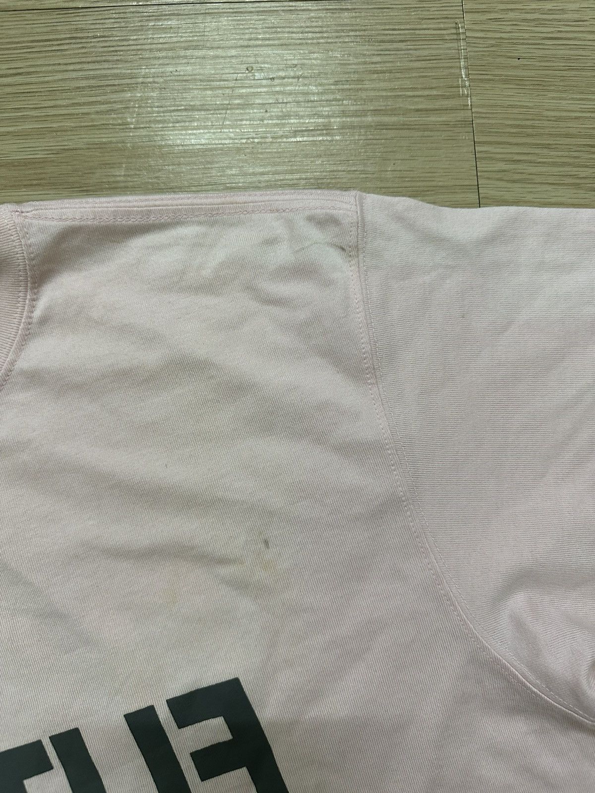 Futura × Recon × Vintage Rare Beautiful Vintage Futura Mirror Spellout Tee Light Pink Size US M / EU 48-50 / 2 - 5 Thumbnail