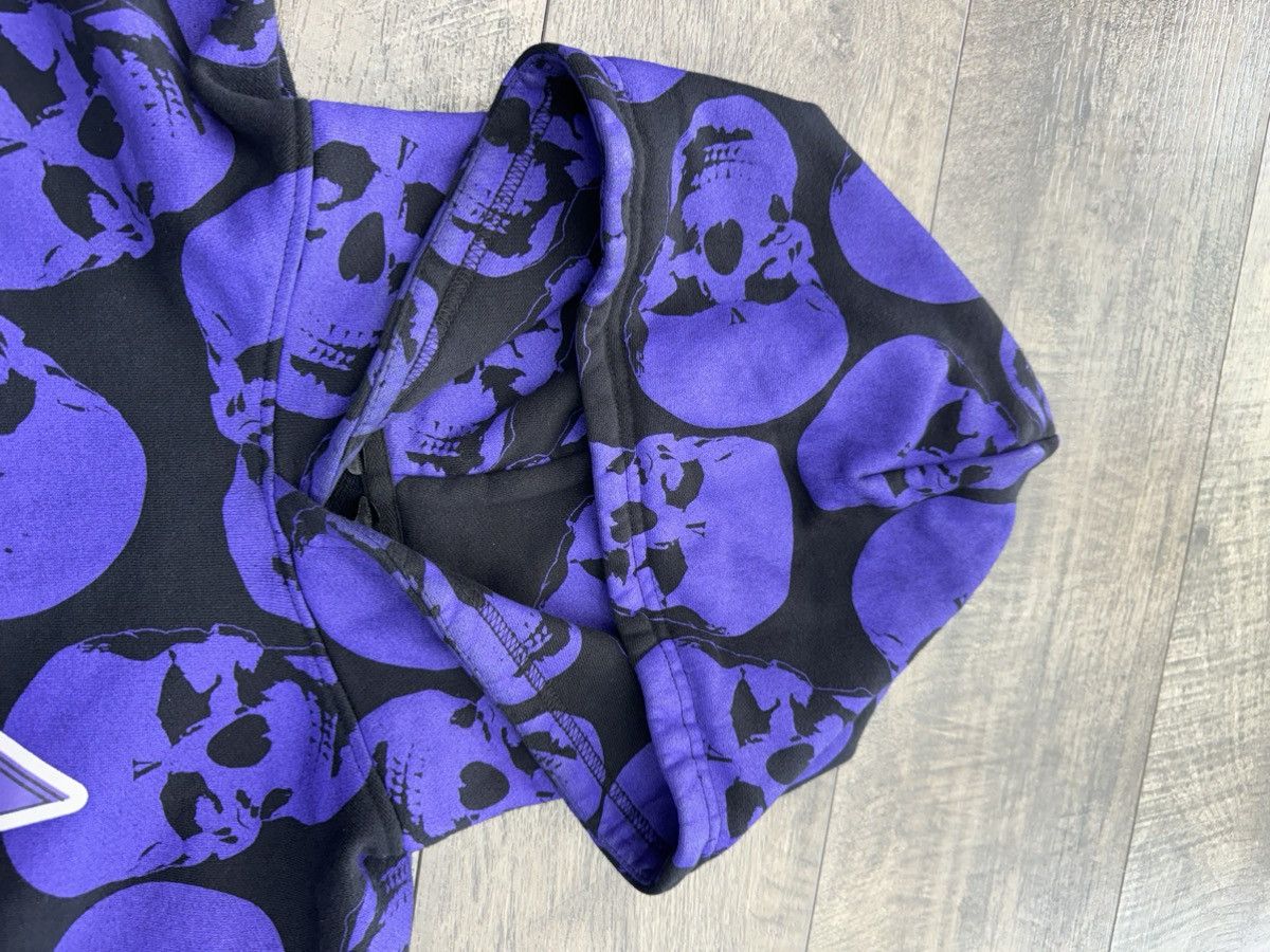 Vlone METRO FUSION CRYPT SKULLS OVERSIZED HOODIE PURPLE (M) Size US M / EU 48-50 / 2 - 4 Thumbnail