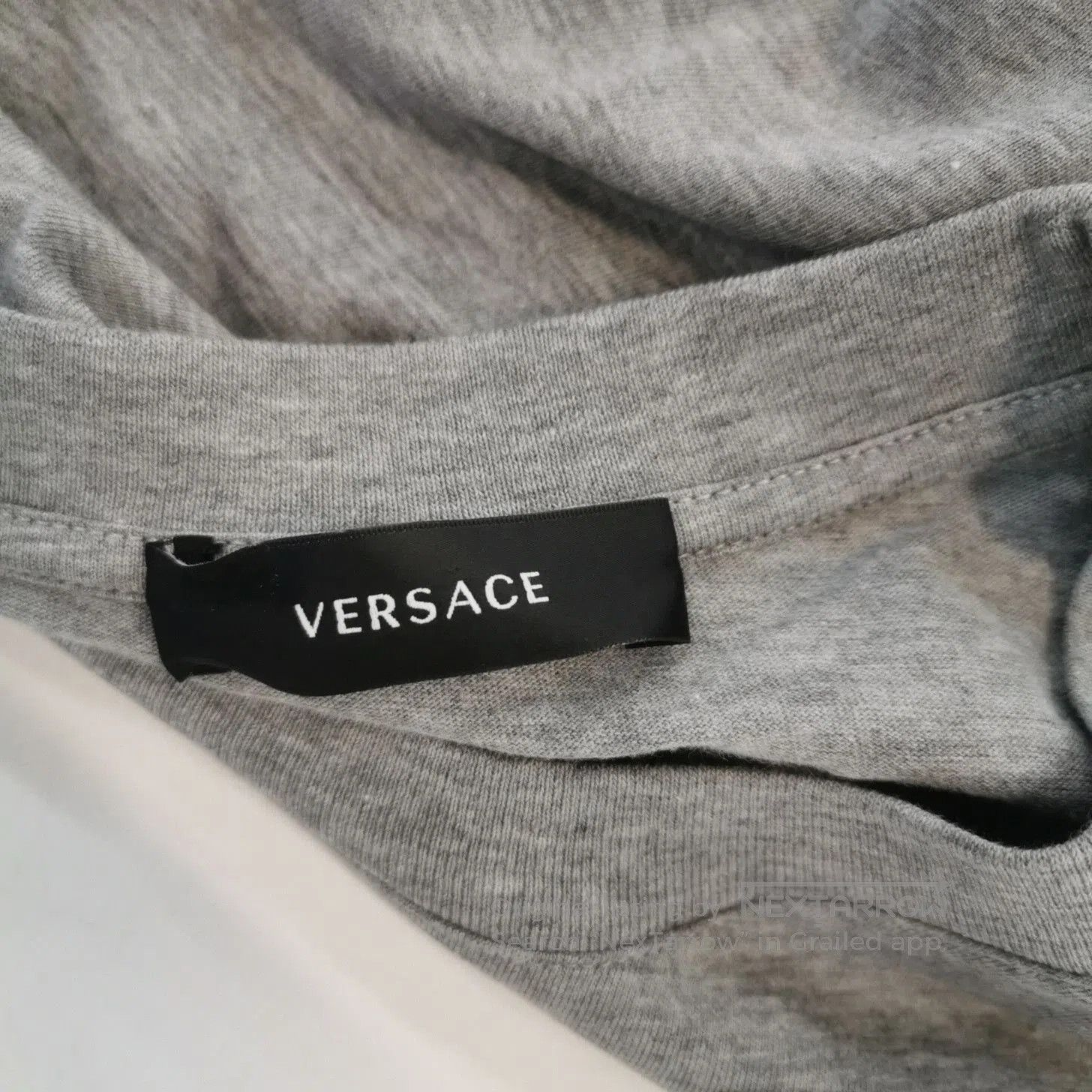 Versace Versace XXL Cotton Crew Neck T-Shirt with Medusa. Size US XXL / EU 58 / 5 - 5 Thumbnail