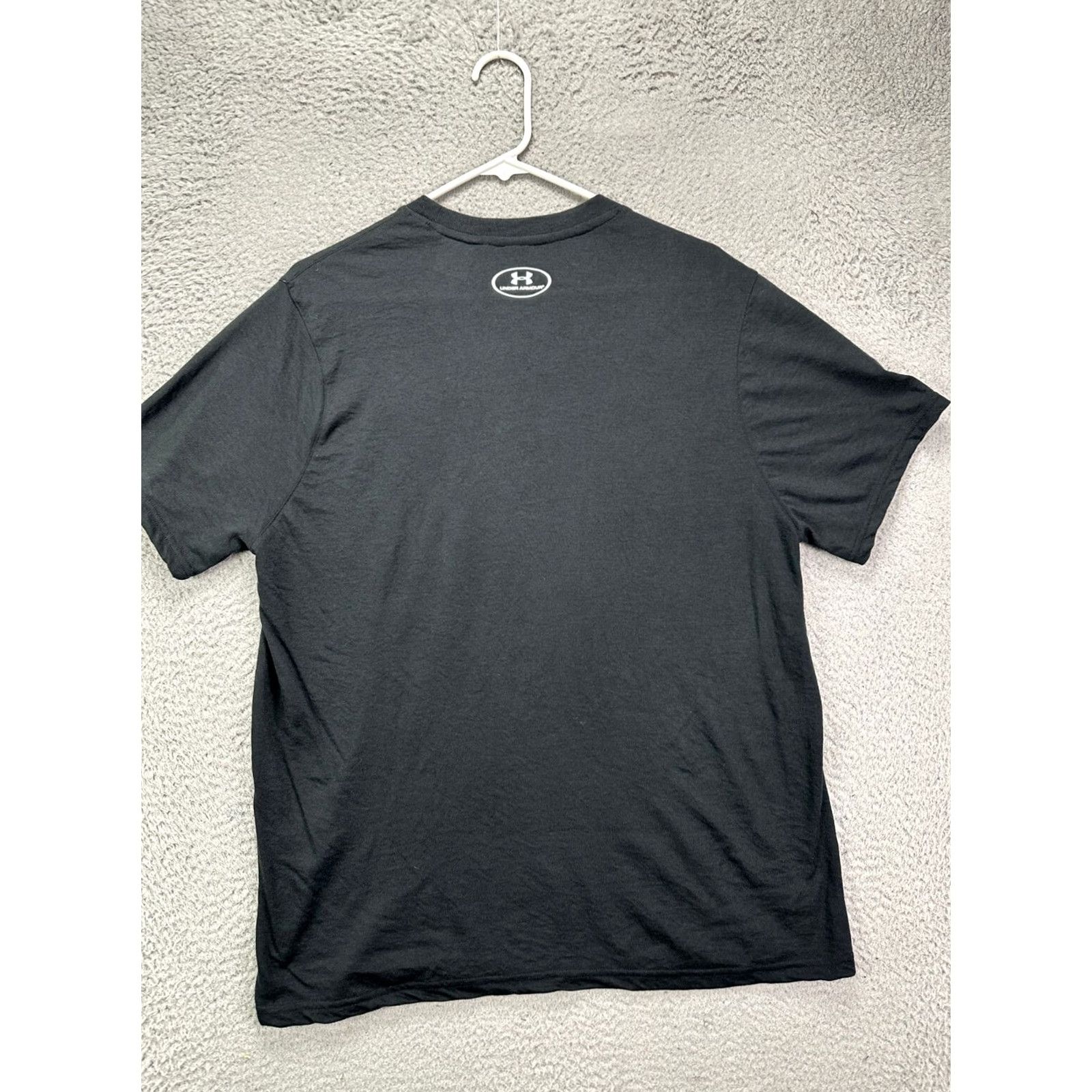 Under Armour Under Armour HeatGear Cyclones Tee Shirt Mens Medium Black Athletic Logo Shirt Size US M / EU 48-50 / 2 - 3 Thumbnail