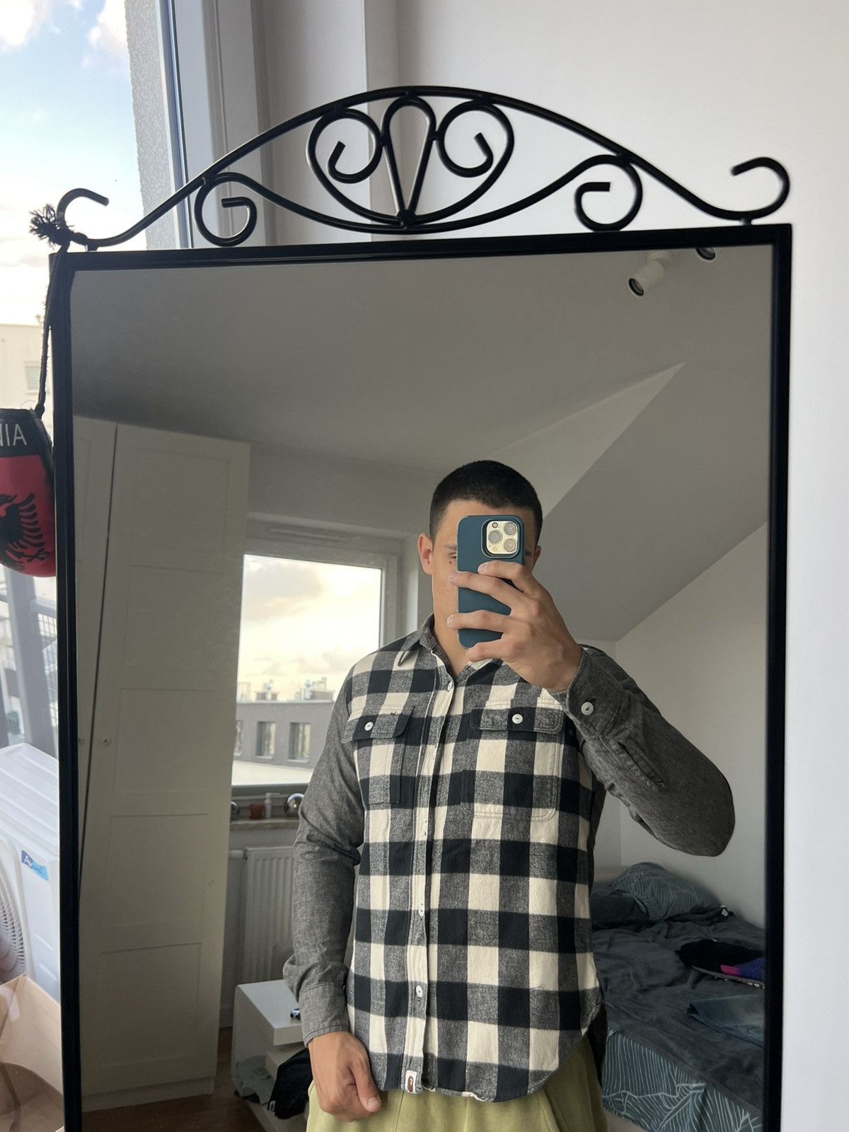Bape BAPE BAPEAREL INDUSTRY FLANNEL CHECK TIMBER SHIRT Size US M / EU 48-50 / 2 - 2 Thumbnail