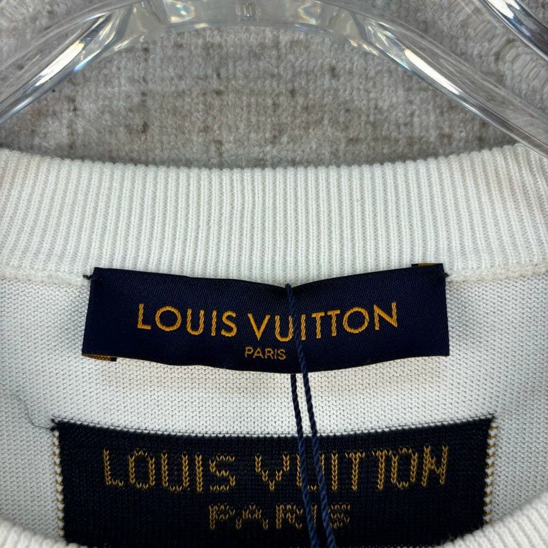Louis Vuitton Louis Vuitton SS23 Letter Logo Applique Crew Neck Knit Sho Size US L / EU 52-54 / 3 - 4 Thumbnail