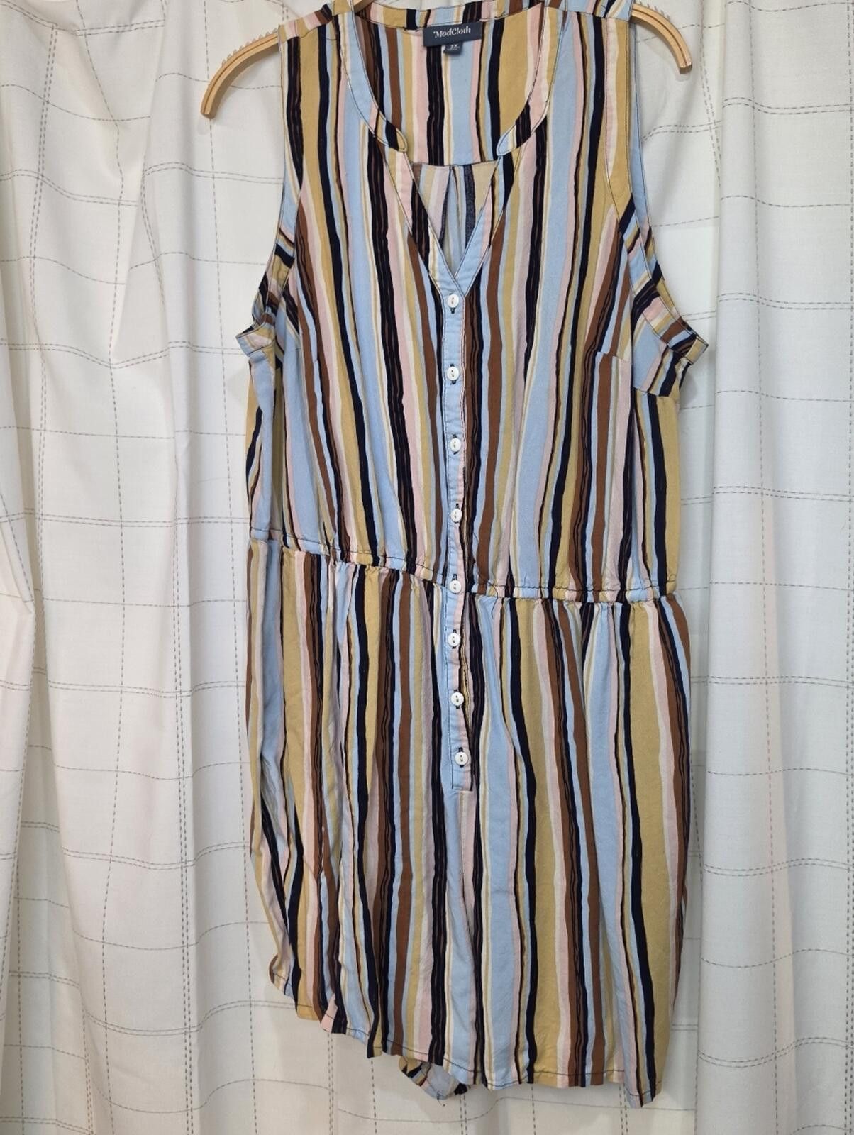 Other Modcloth Cafe Au Soleil Romper Size 42" / US 20 - 2 Thumbnail