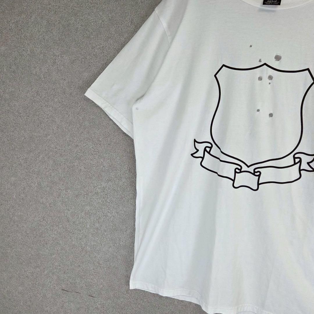 Number (N)ine Bullet Hole Shield Tee Shirt Size US XL / EU 56 / 4 - 2 Thumbnail