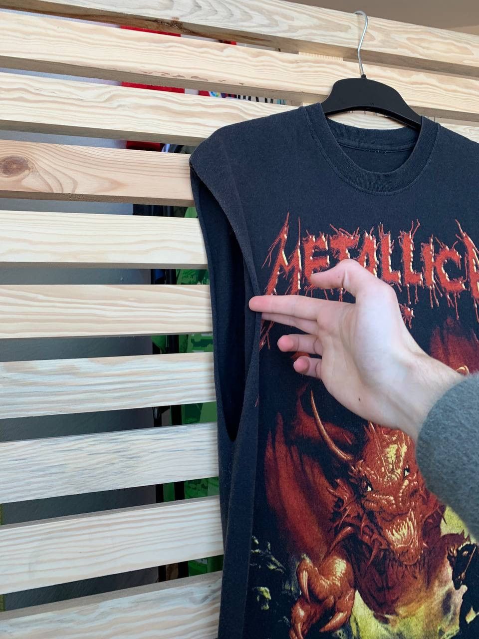 Band Tees × Metallica × Vintage VINTAGE UNRELEASED METALLICA DEVIL IN LIVE TEE SHIRT Size US M / EU 48-50 / 2 - 4 Thumbnail