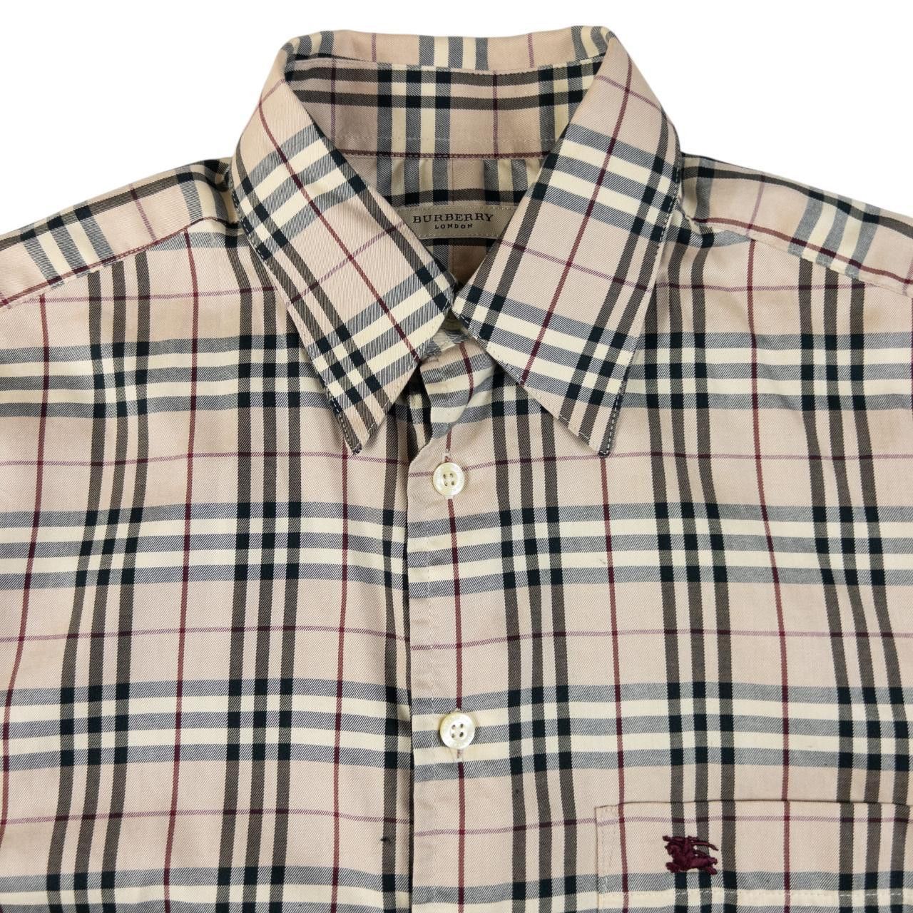 Burberry Vintage Burberry Nova Check Short Sleeve Button Up Shirt XS Size US XS / EU 42 / 0 - 3 Thumbnail