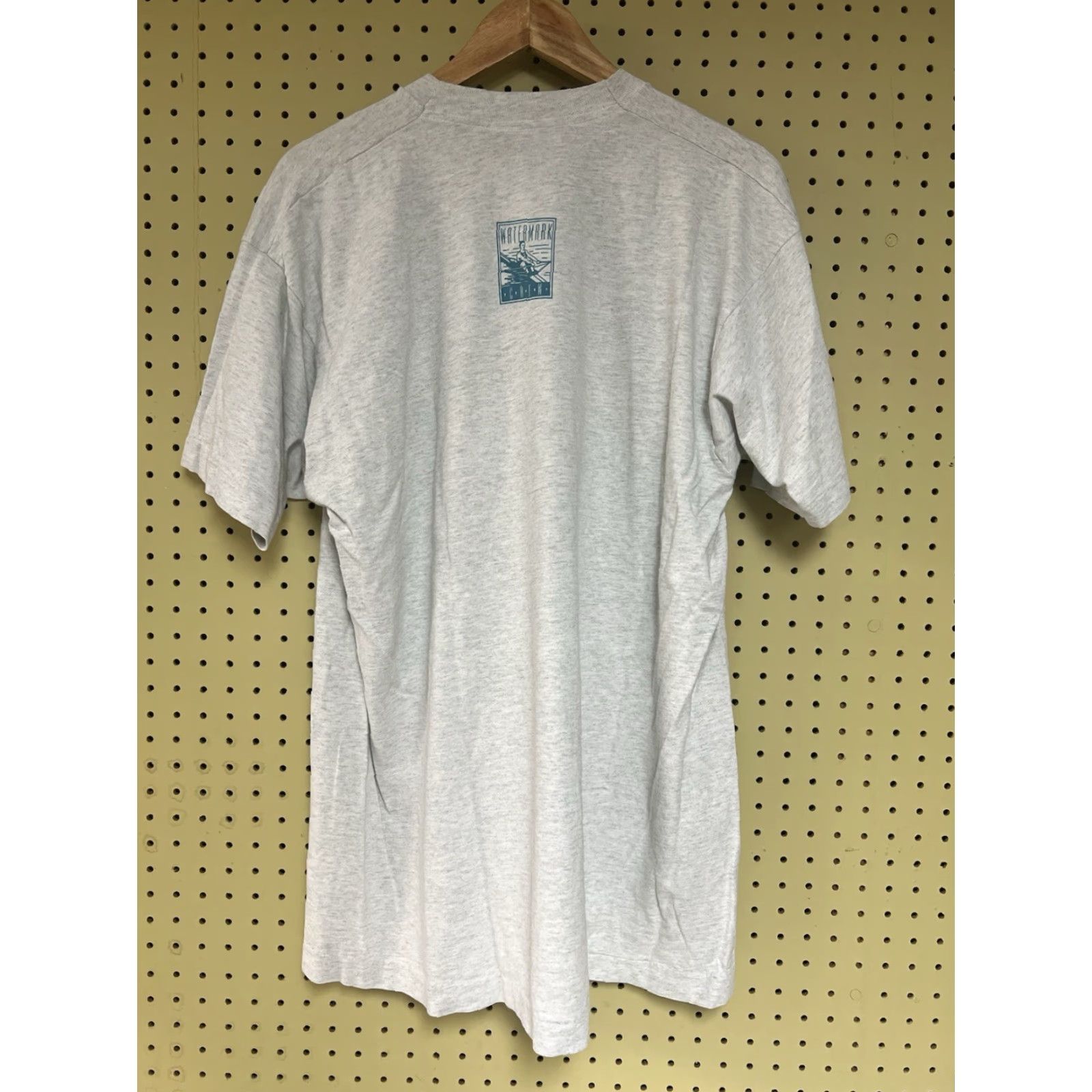 Fruit Of The Loom VINTAGE Fruit of the Loom Crew Short Sleeve T-Shirt Mens XL Gray USA Oars Watermark Imprimis Tee Size US XL / EU 56 / 4 - 2 Thumbnail