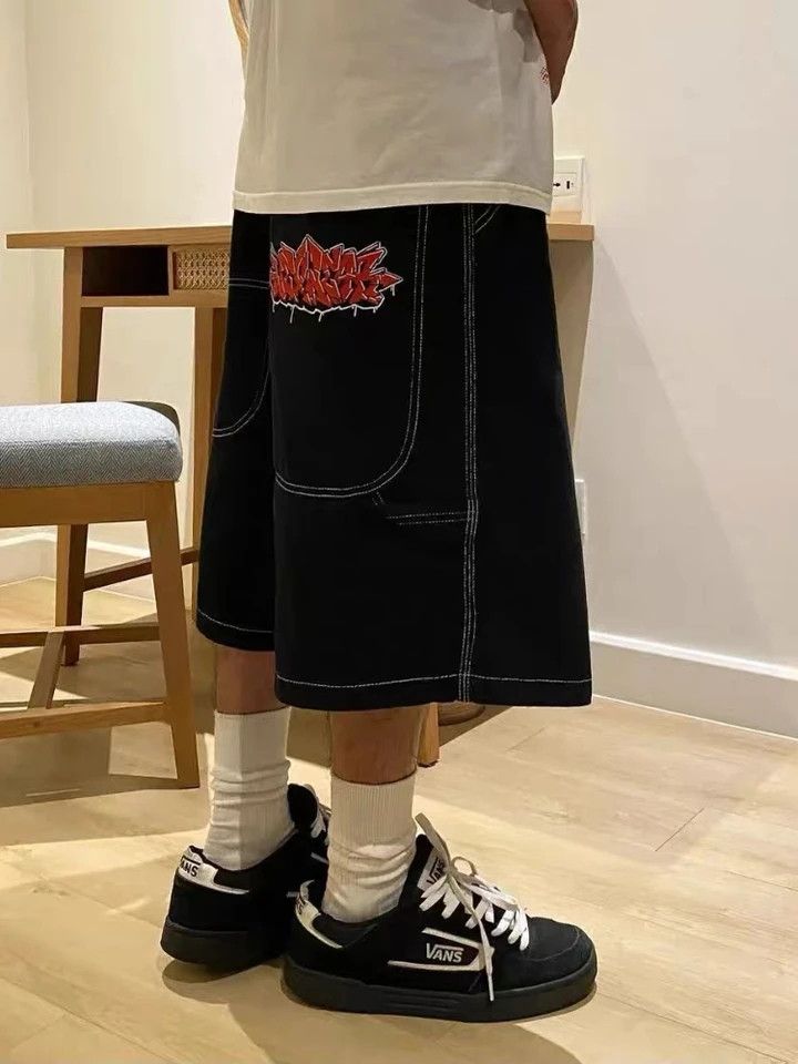 Japanese Brand × Jean Y2K Jorts Style Embroidery Size US 28 / EU 44 - 4 Thumbnail