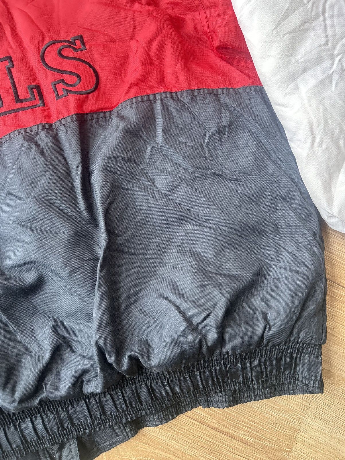 Starter Vintage 90s NBA Chicago Bulls Big Logo Bomber Jacket Size US XXL / EU 58 / 5 - 14 Thumbnail