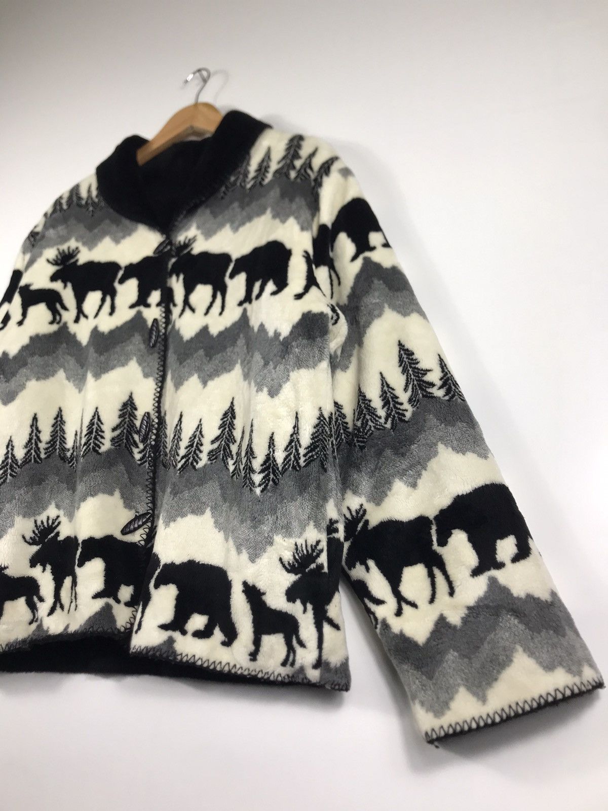 Vintage ⚡️Vintage 90’s Northern Over Print Reversable Button Jacket Size US S / EU 44-46 / 1 - 3 Thumbnail