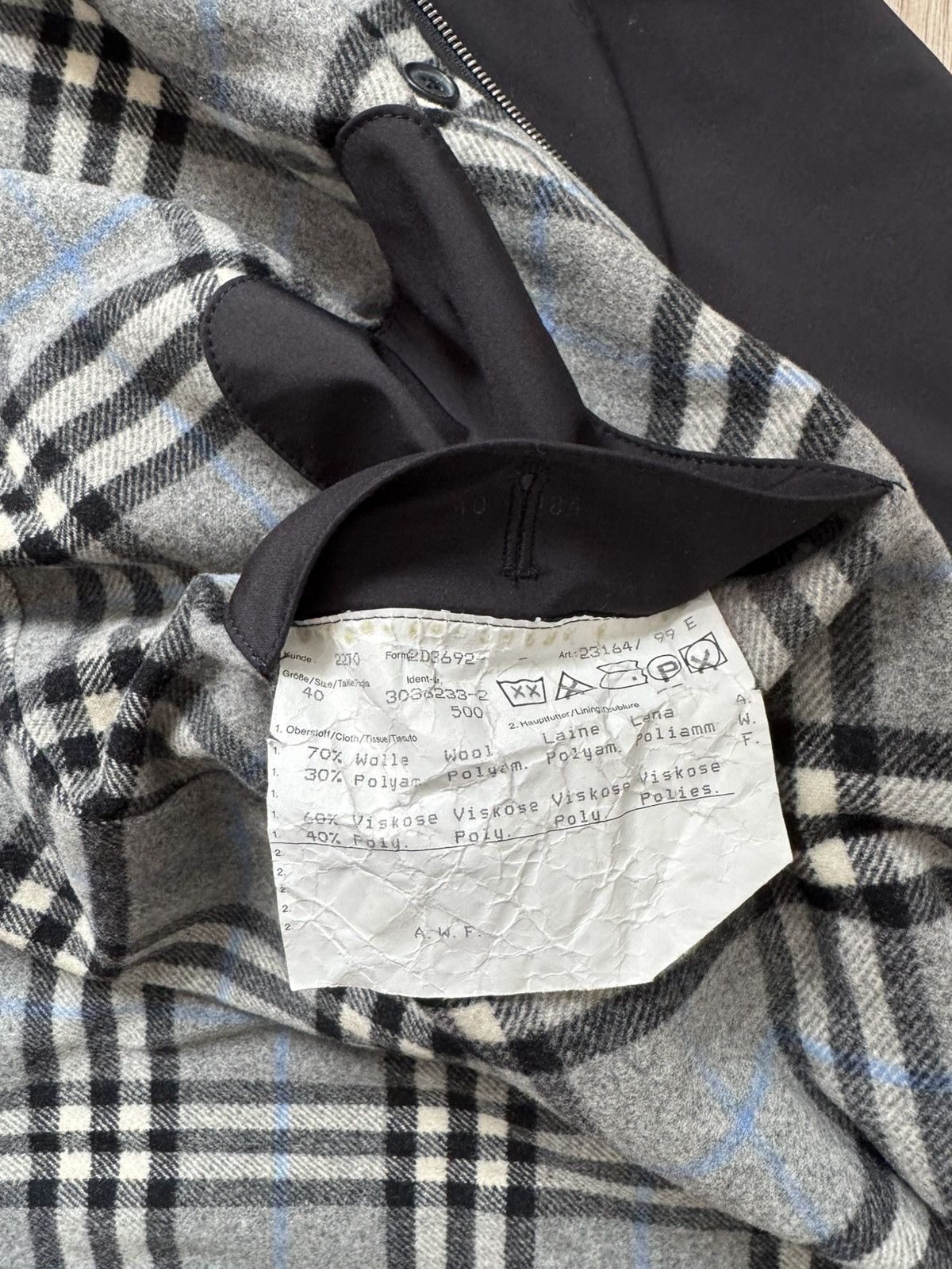Burberry Vintage Burberry 2 in 1 Nova Check Wool Coat Jacket Size M / US 6-8 / IT 42-44 - 13 Thumbnail
