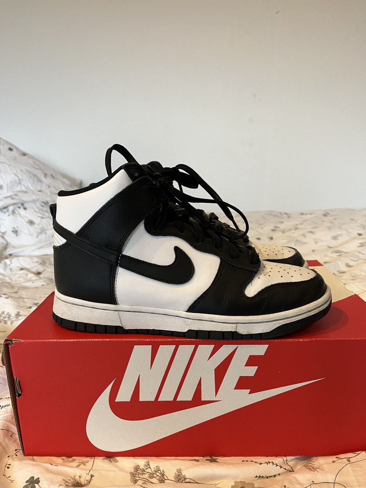 Nike Nike dunk high panda🐼 Size US 8 / IT 38 - 3 Thumbnail