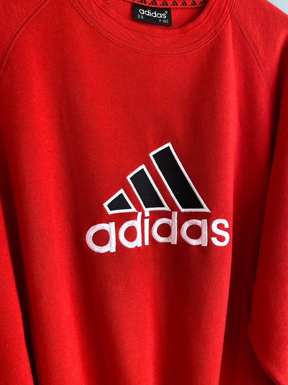 Adidas Adidas Equipment 90s Vintage Oversized Red Sweatshirt Size L Size US L / EU 52-54 / 3 - 5 Thumbnail