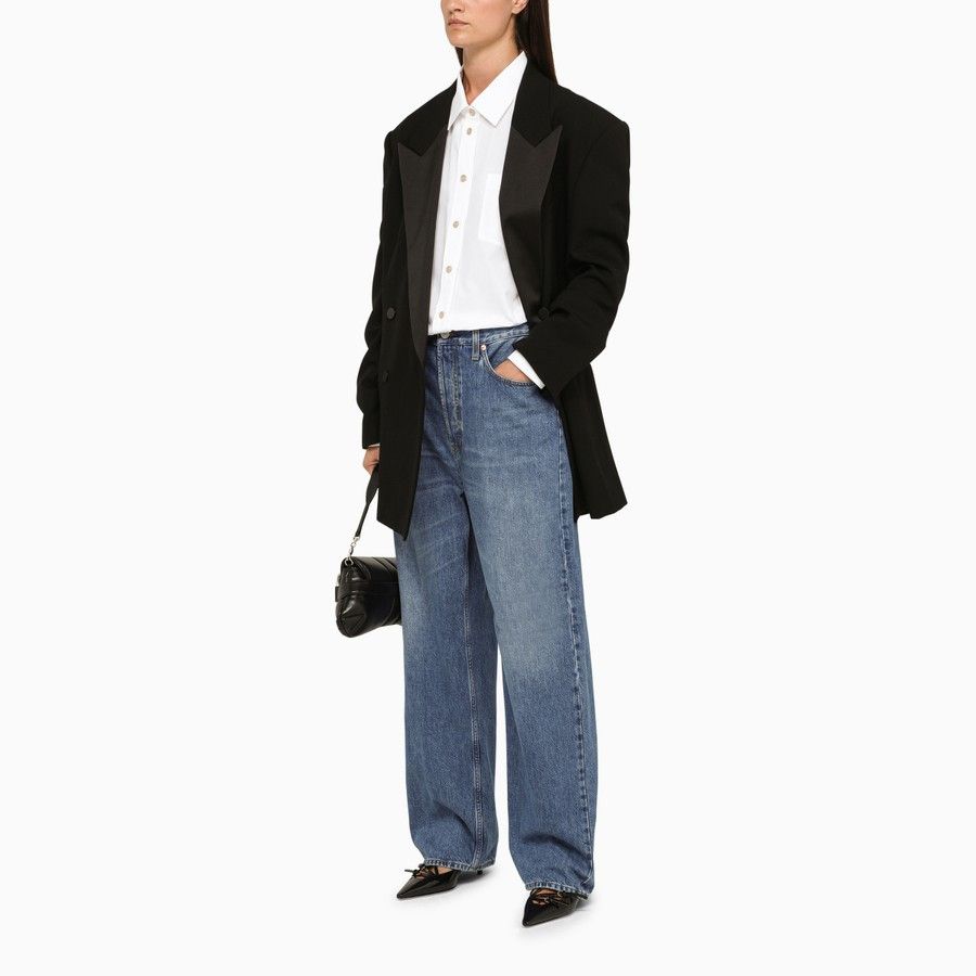 Gucci o1d2blof0824 Regular Denim Jeans in Blue Size 27" / US 4 / IT 40 - 2 Thumbnail