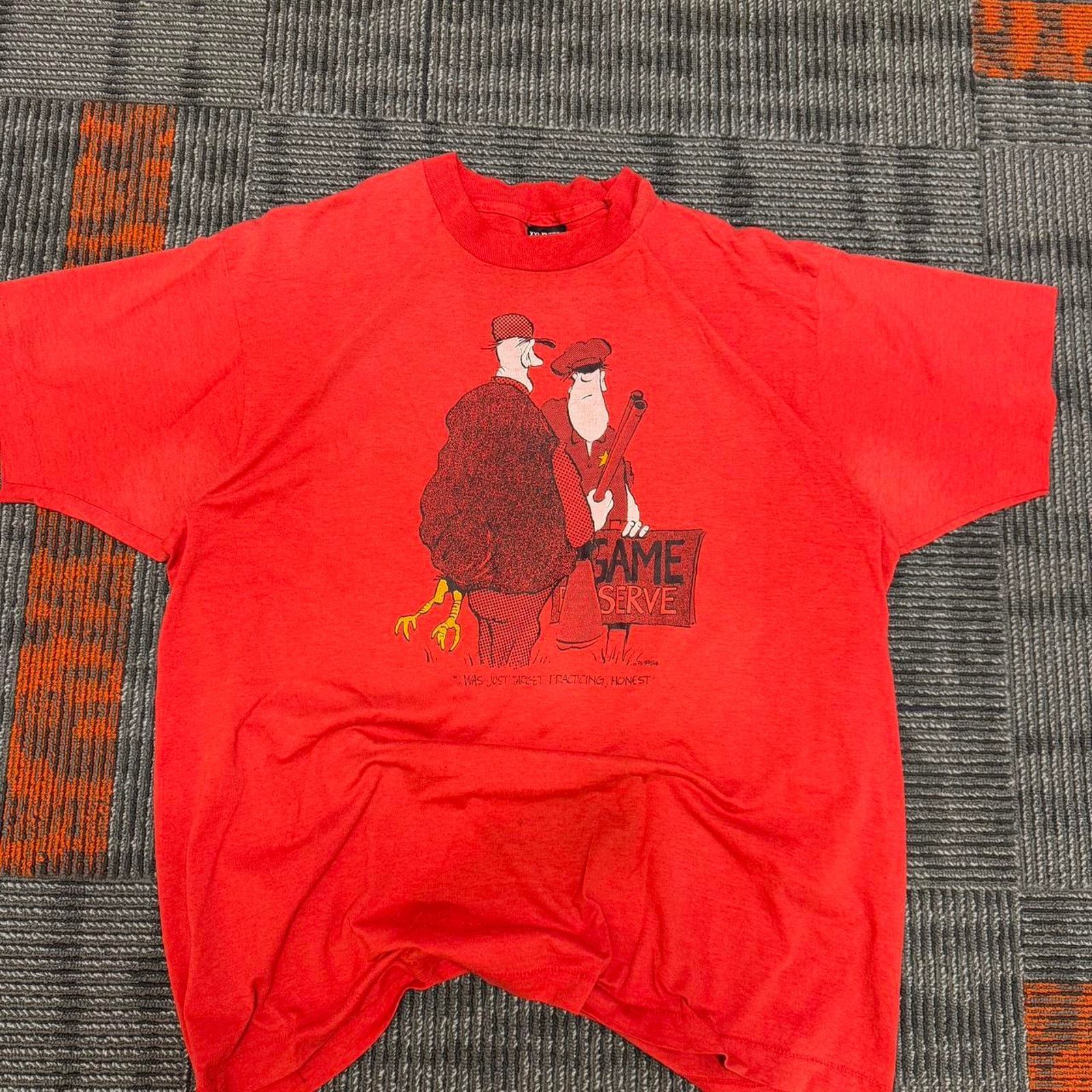 Other Vintage Comedic Hunting T-Shirt – Size XXL | Free Shipping Size US XXL / EU 58 / 5 - 1 Thumbnail