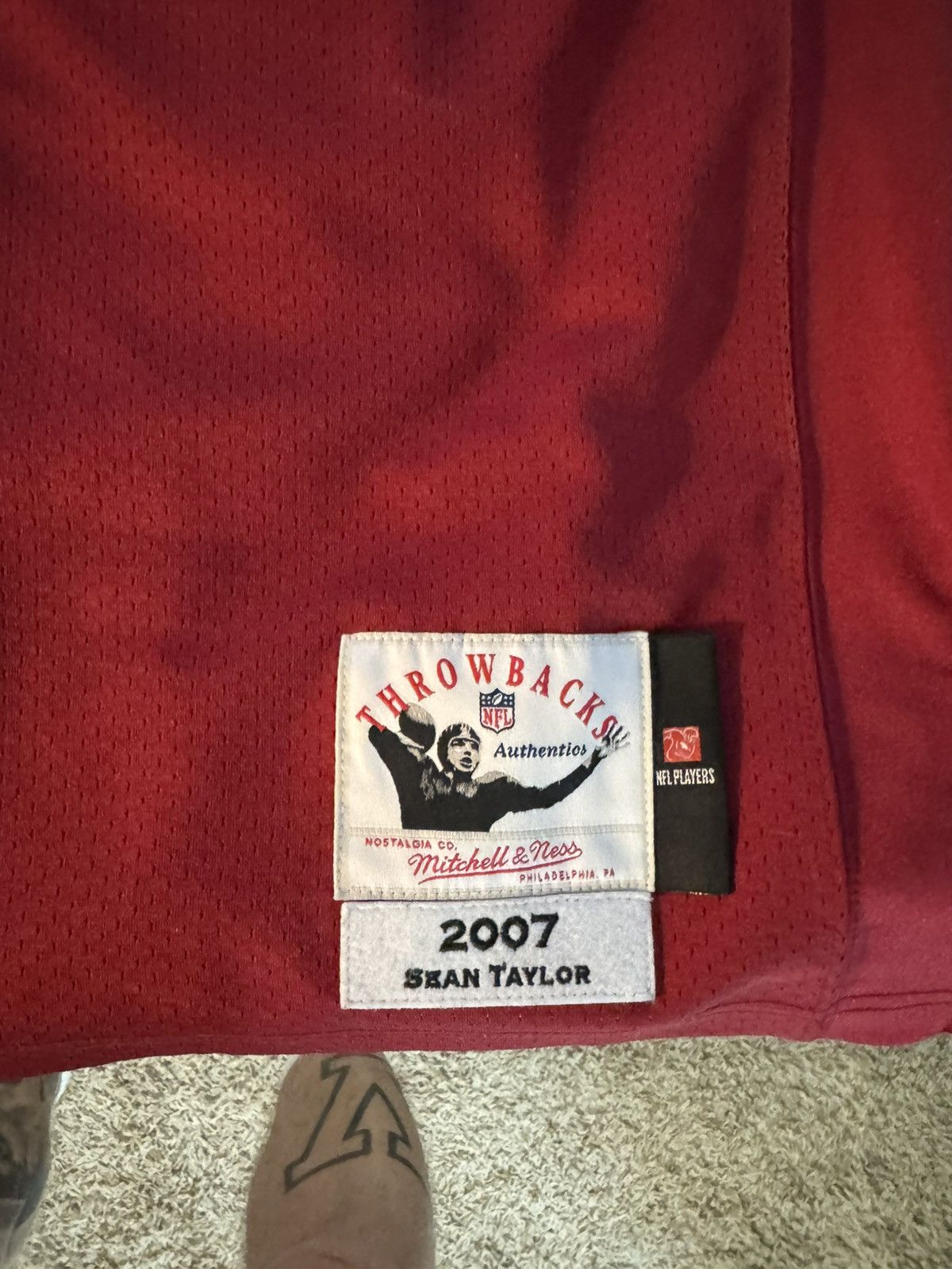 Mitchell & Ness Sean Taylor Redskins 75th Ann. Mitchell & Ness sz L Size US L / EU 52-54 / 3 - 2 Thumbnail