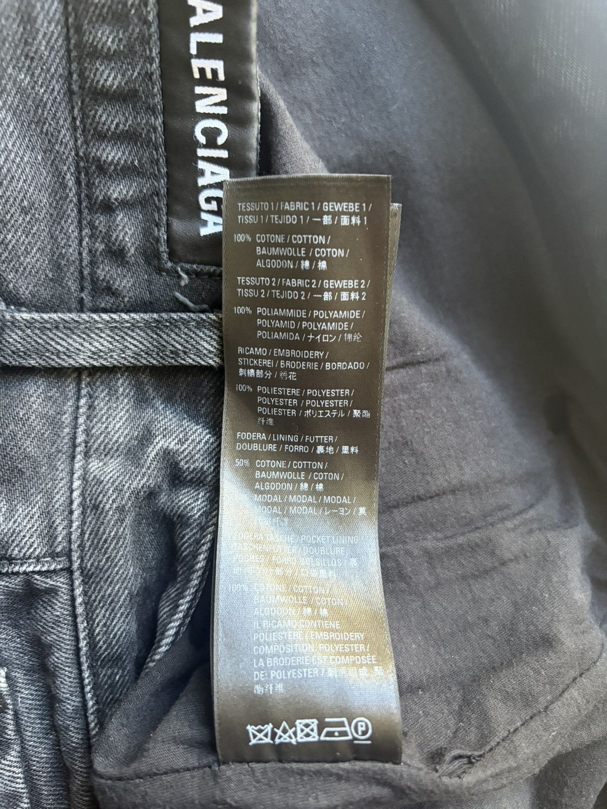 Balenciaga Balenciaga AW21 "afterworld" Slashed Denim Size US 34 / EU 50 - 9 Thumbnail