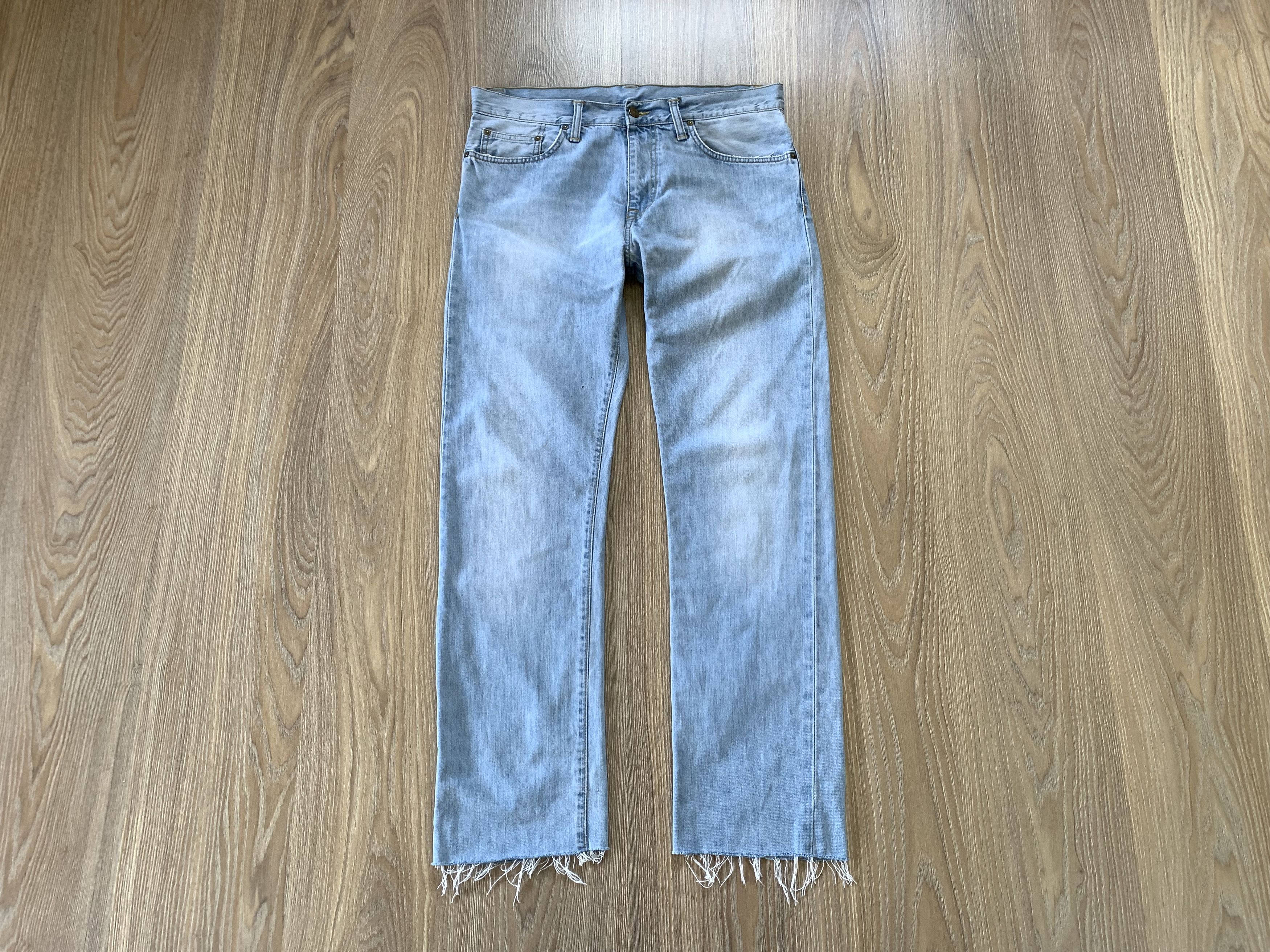 Carhartt Vintage Carhartt Davies Pant Light Blue Jeans Size US 31 - 1 Thumbnail