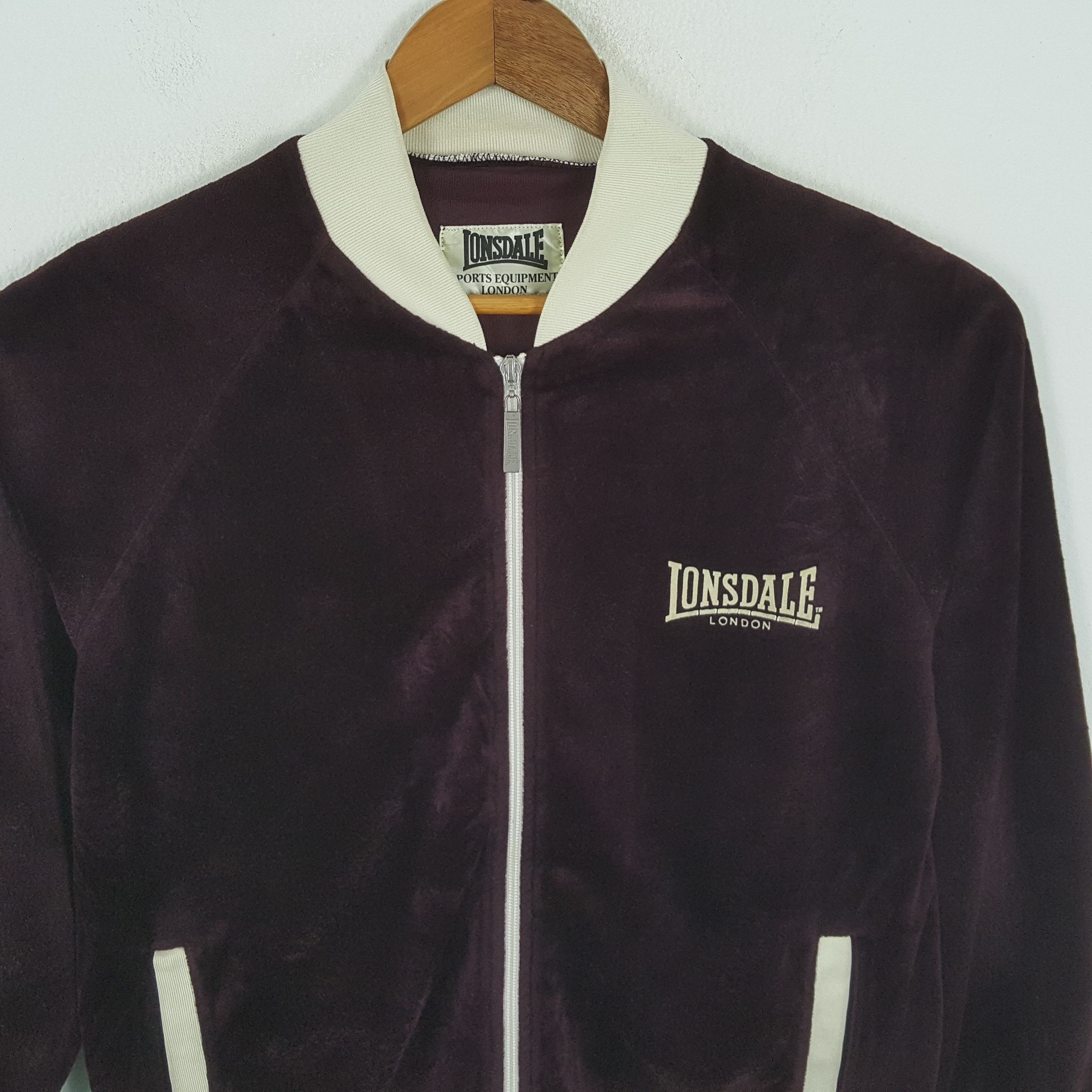 Lonsdale × Vintage Vintage LONSDALE Landon Fashion Brand Zipper Sweater Jacket Size US M / EU 48-50 / 2 - 2 Thumbnail