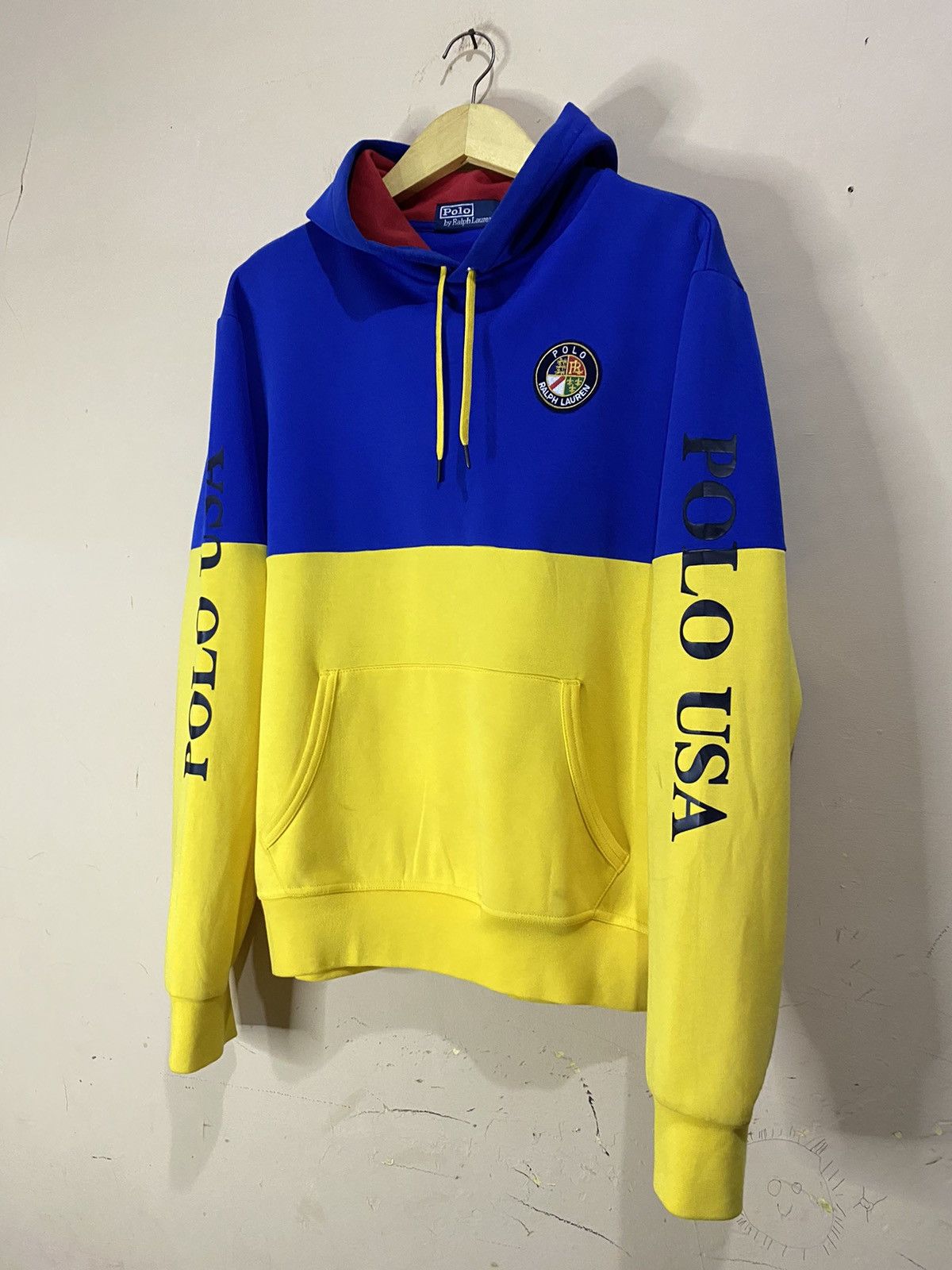 Lo Life × Polo Ralph Lauren × Ralph Lauren Polo USA by Ralph Lauren 2Tone Hoodie Size US M / EU 48-50 / 2 - 2 Thumbnail