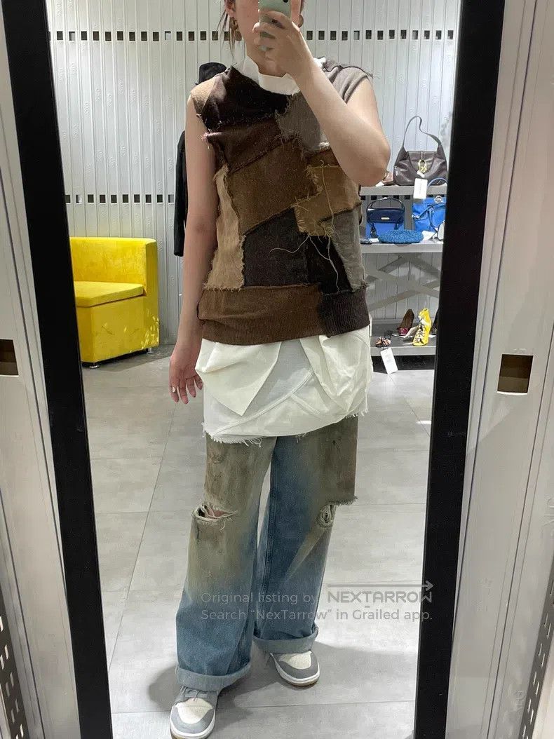 Other Junya Watanabe Classic Patchwork Vest Size US L / EU 52-54 / 3 - 1 Thumbnail