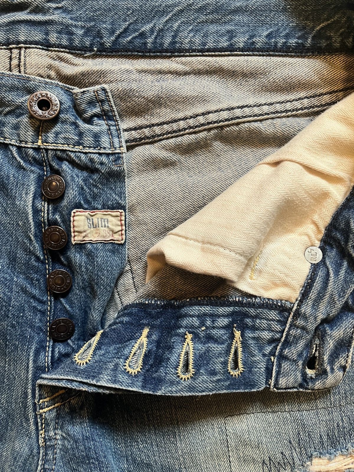 Polo Ralph Lauren × RRL Ralph Lauren Polo Ralph Lauren Patchwork ‘Bobby’ Jean Size US 30 / EU 46 - 7 Thumbnail
