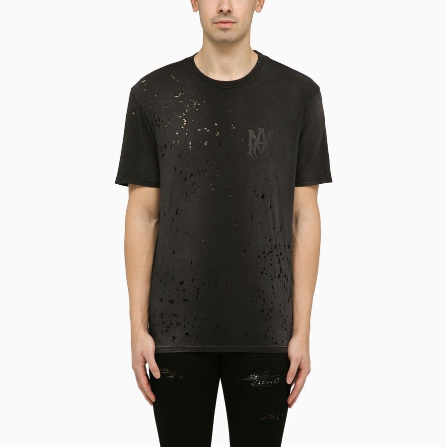image of Amiri O1D2Blof0124 T-Shirt In Black, Men's (Size Medium)
