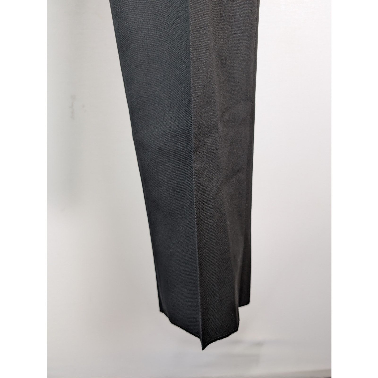 Saint Laurent Paris o1rshd1 Gabardine Fine De Laine Pantalon Casual Pants Noir Size US 38 / EU 54 - 8 Thumbnail