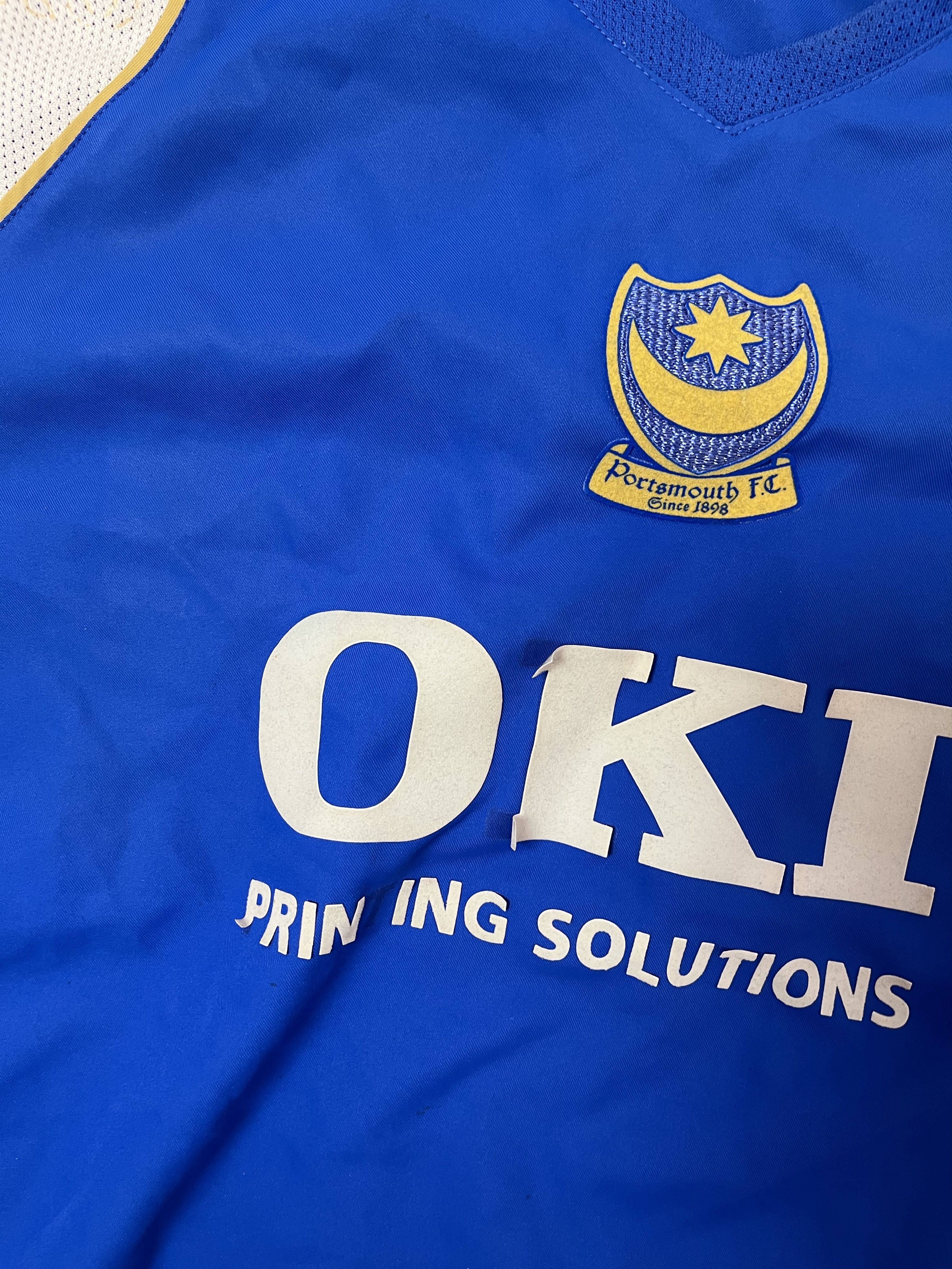Vintage Mens vintage soccer jersey Jako Portsmouth 2006/07 size l Size US L / EU 52-54 / 3 - 6 Thumbnail