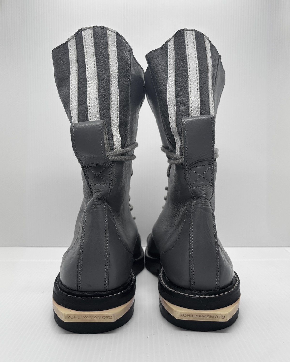 Y-3 Aw2012 Three Striped Combat Boots Size US 7.5 / EU 40-41 - 12 Thumbnail
