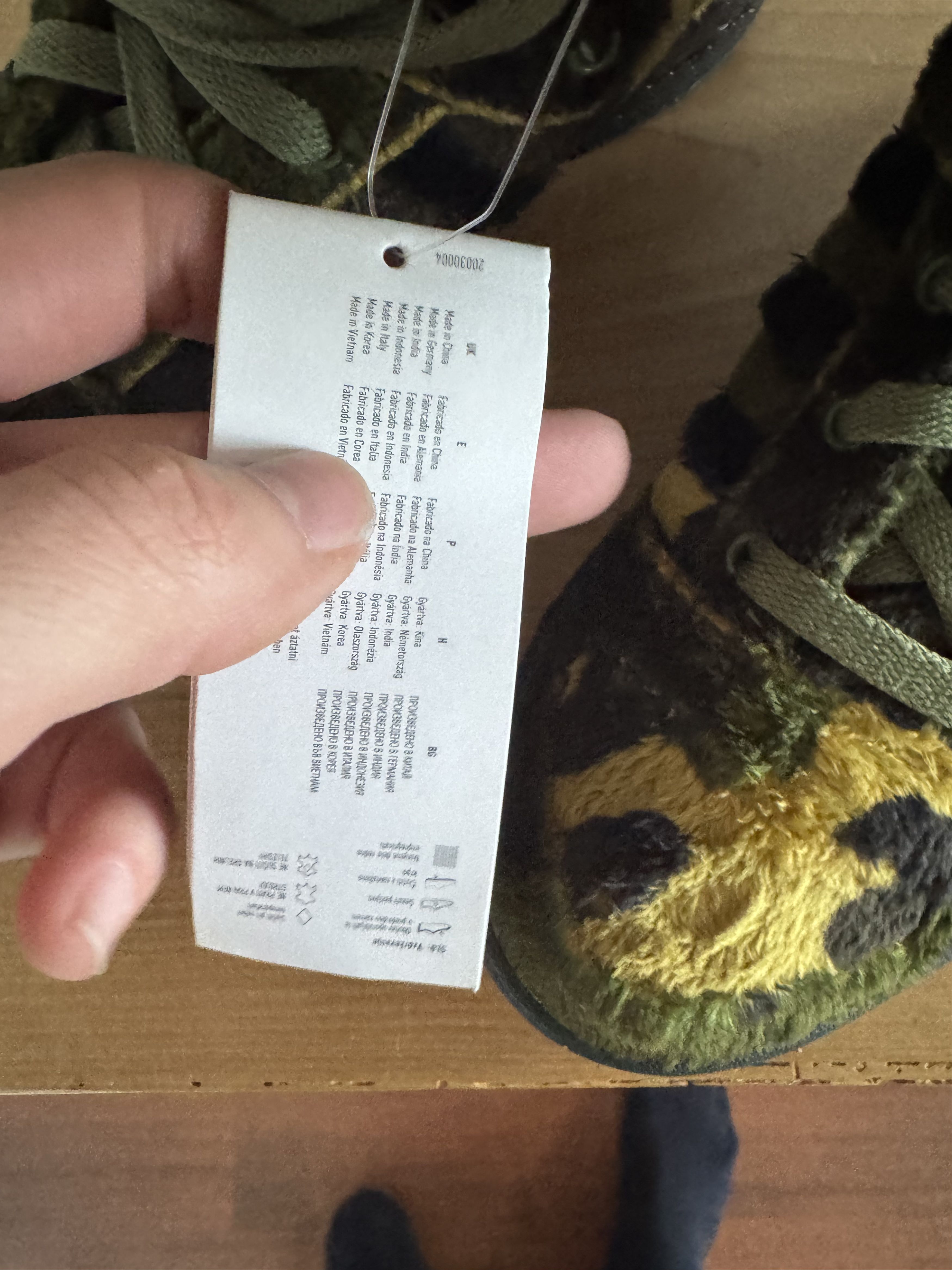 Adidas × Jeremy Scott JS Camo Teddy Bear Sneakers Size US 5 / EU 37 - 13 Thumbnail