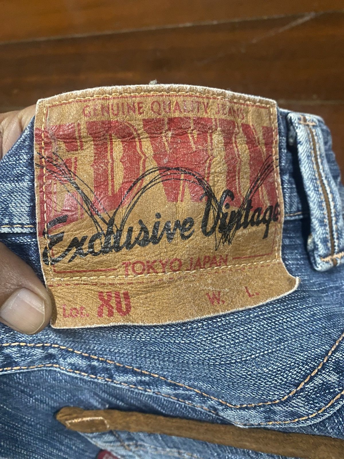 If Six Was Nine Edwin Exclusive Vintage Lgb Style Denim distressed mud wash Size US 36 / EU 52 - 17 Thumbnail
