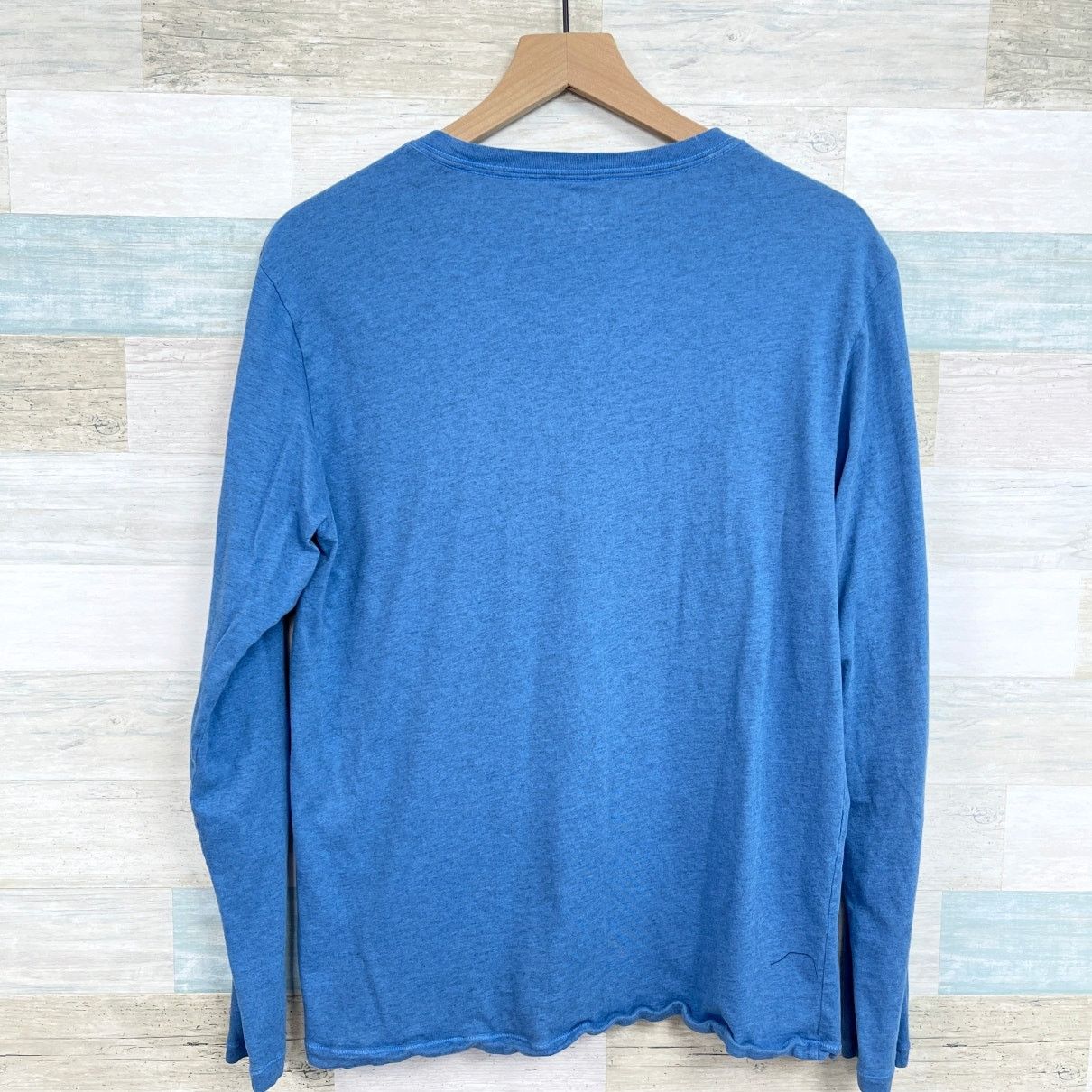 Vineyard Vines Vineyard Vines Long-Sleeve Heathered T-Shirt Blue Mens S Size US S / EU 44-46 / 1 - 3 Thumbnail