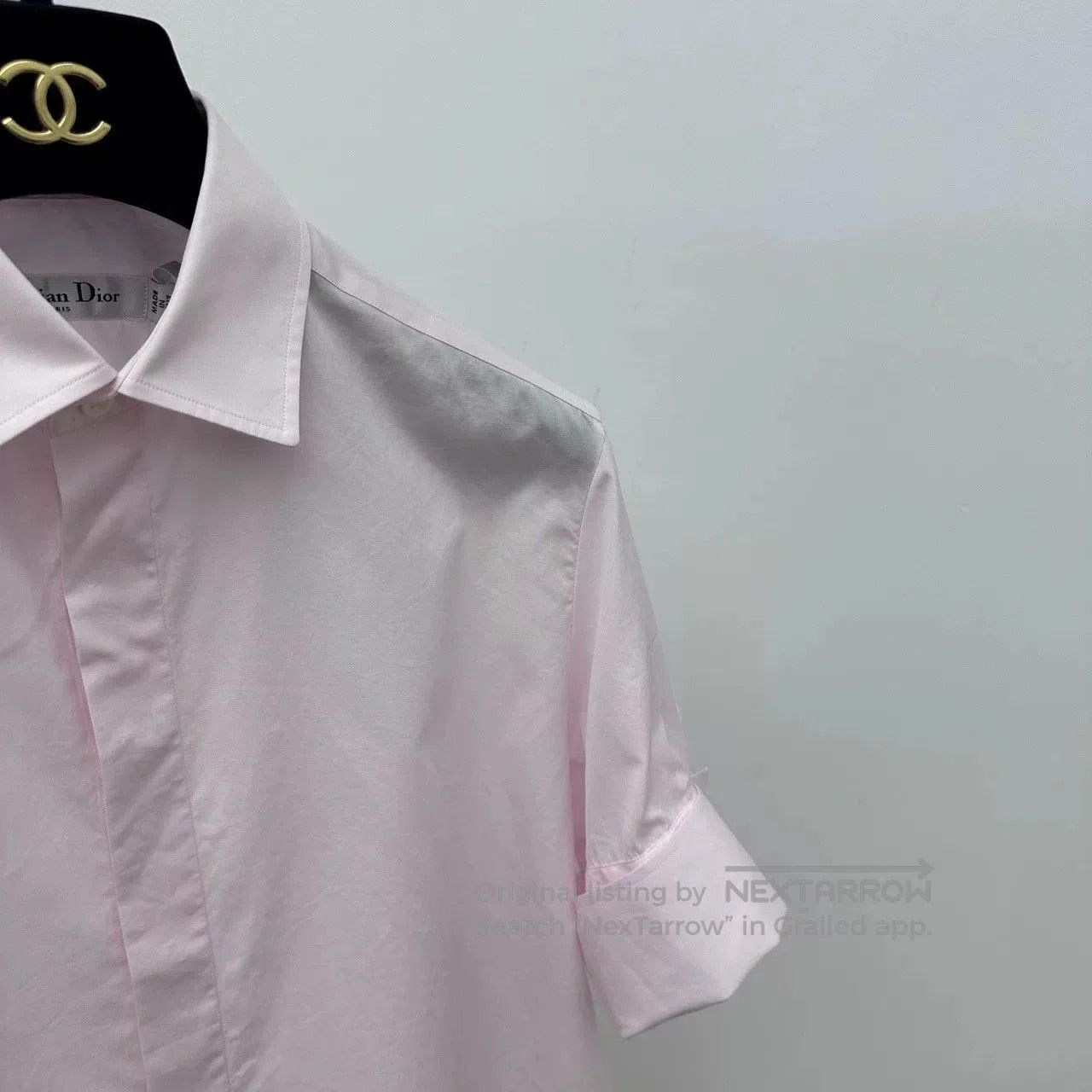 Dior dior pink short sleeve shirt 38. Size US M / EU 48-50 / 2 - 3 Thumbnail