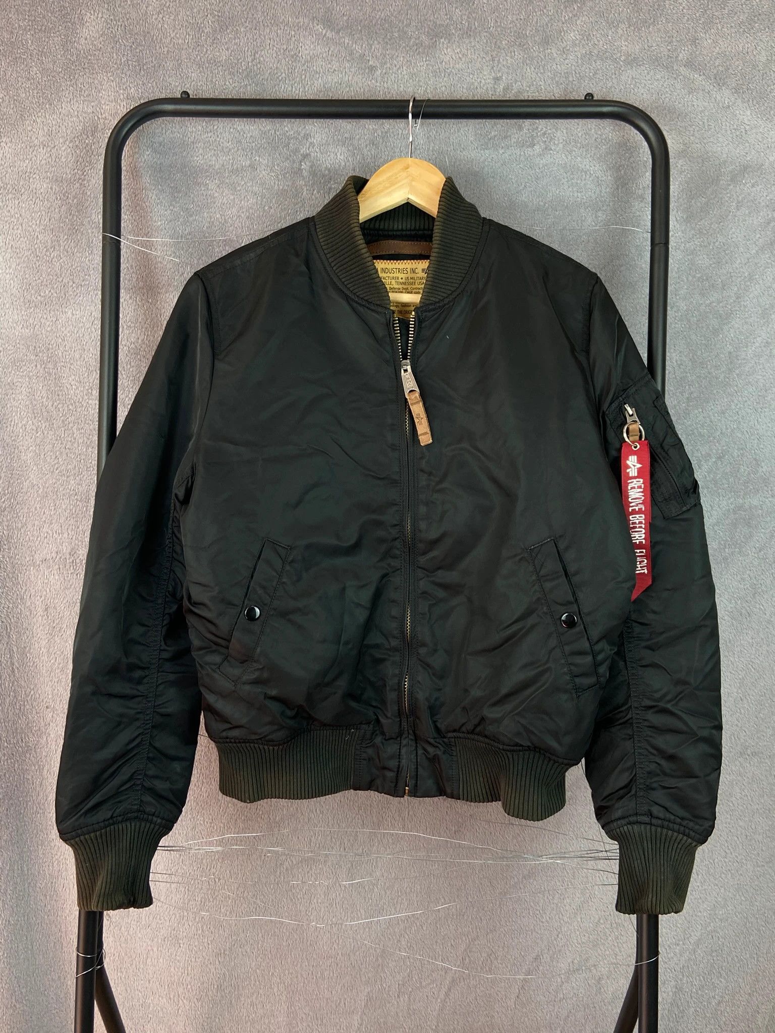 Jacket Alpha Industries black vintage high end streetwear