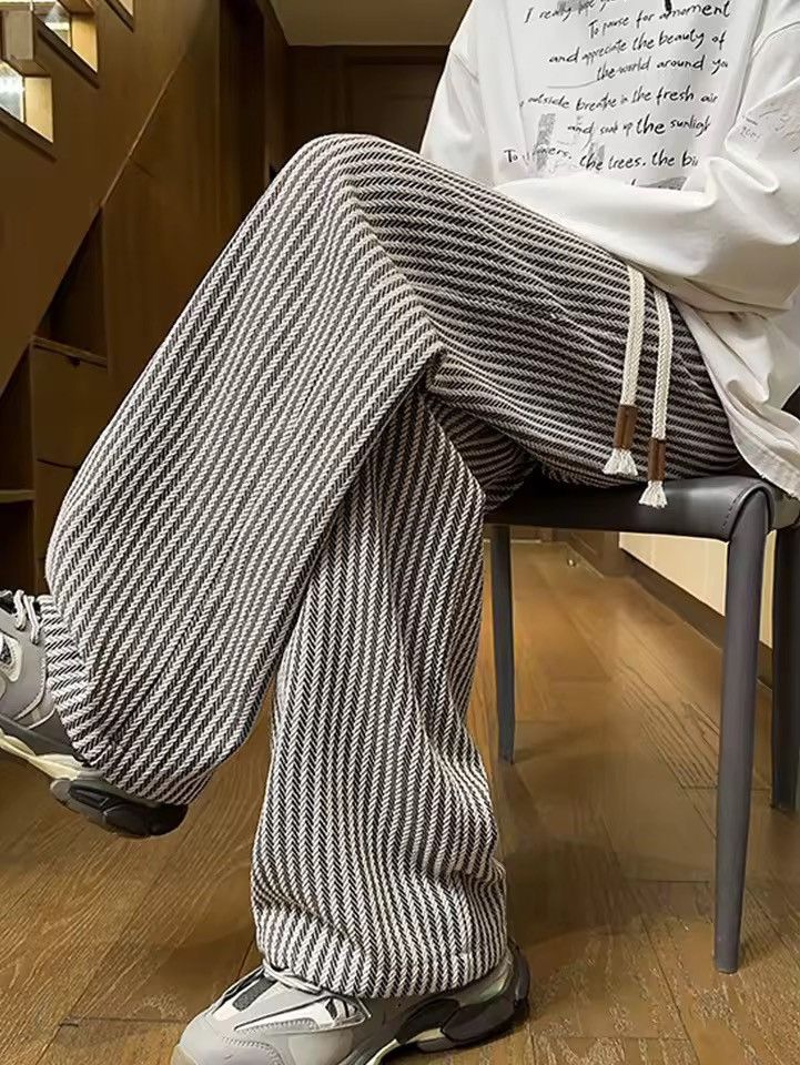 Japanese Brand Cozy Striped Casual Streetwear Comfortably Pants Trousers Size US 30 / EU 46 - 3 Thumbnail
