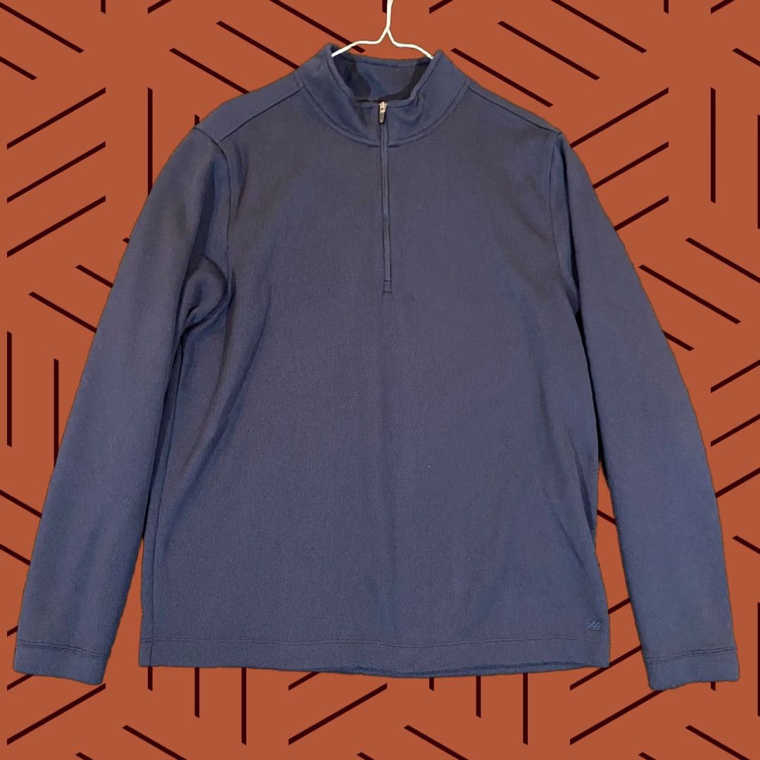 Rhone Rhone Jacket Mens Large Navy Blue 1/2 Zip Lightweight Casual Outdoor Size US L / EU 52-54 / 3 - 1 Thumbnail