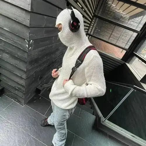 Sweater Fashion Zipper Hood Cardigan